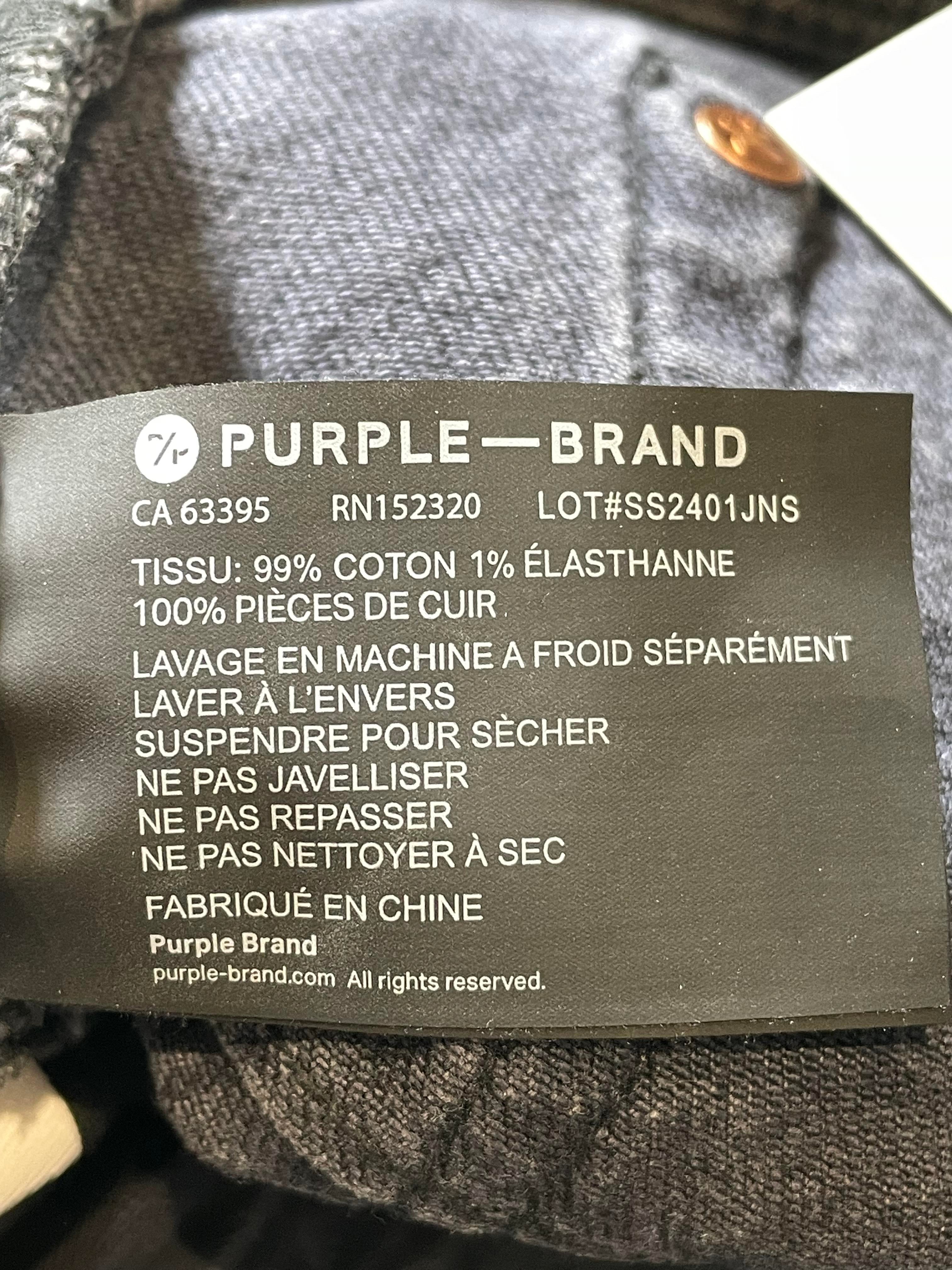 Purple Brand Black Jeans