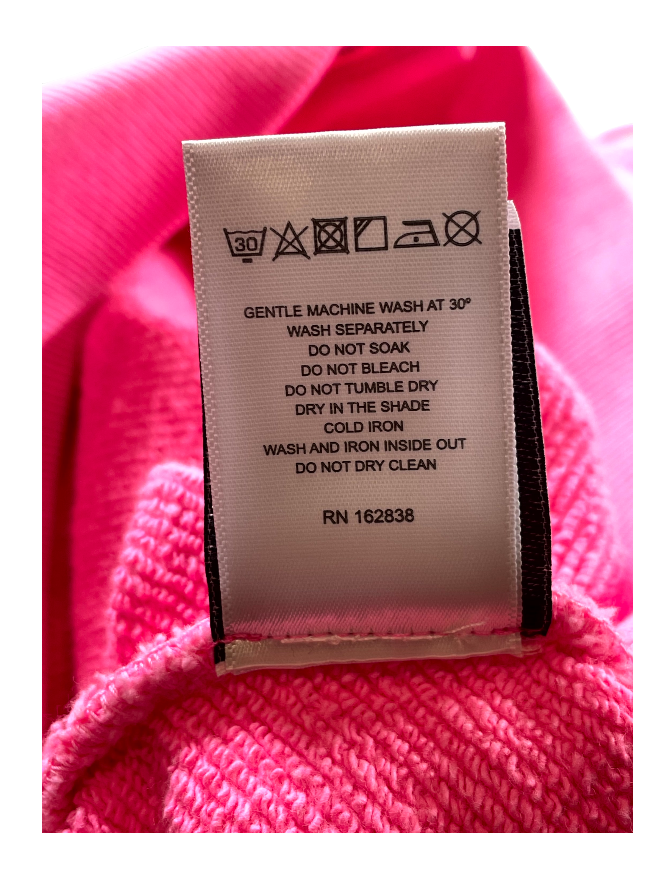 Denim Tears ADG Zip Up Pink Hoodie