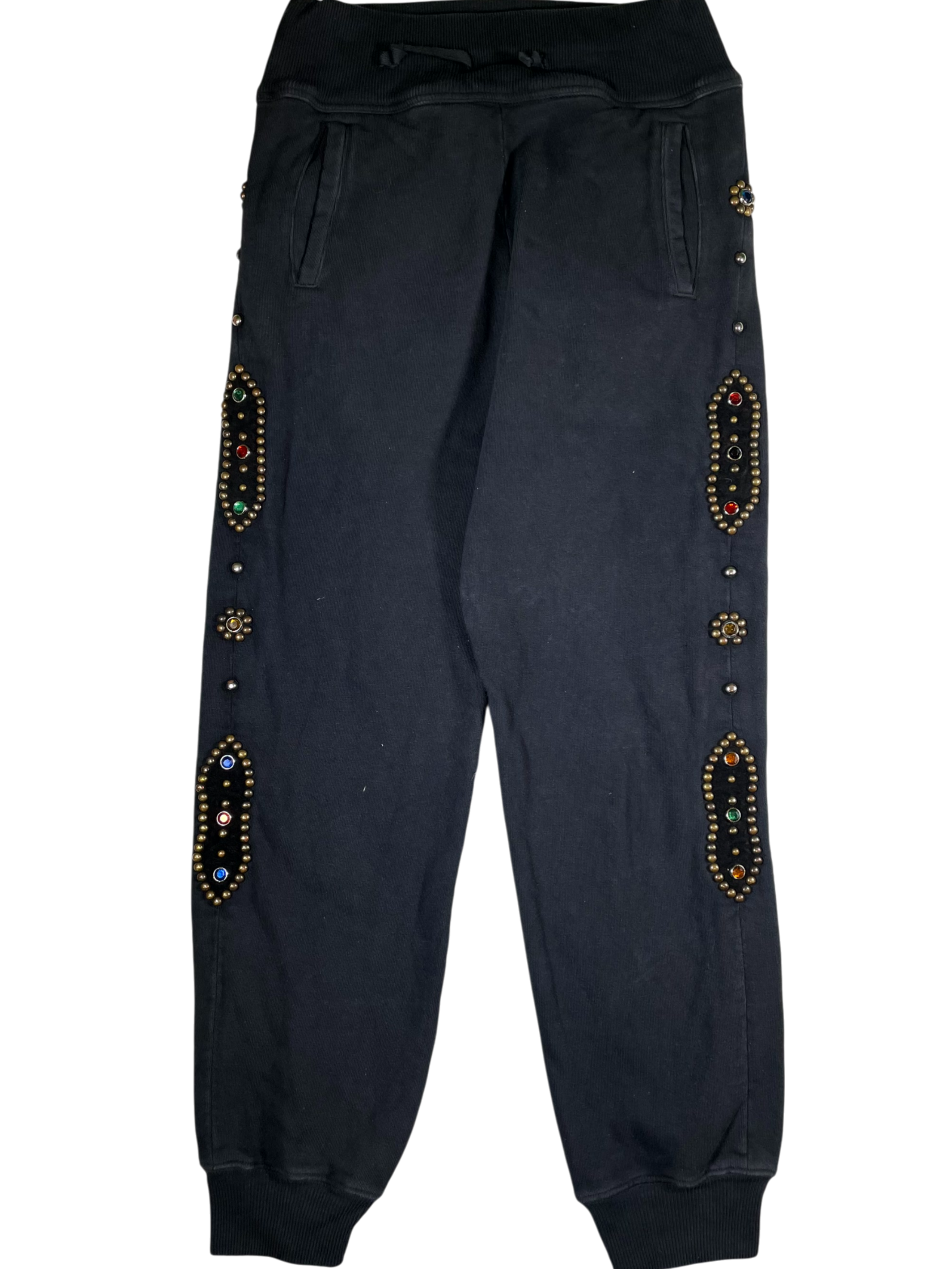 Kapital Gem Studded Black Sweats