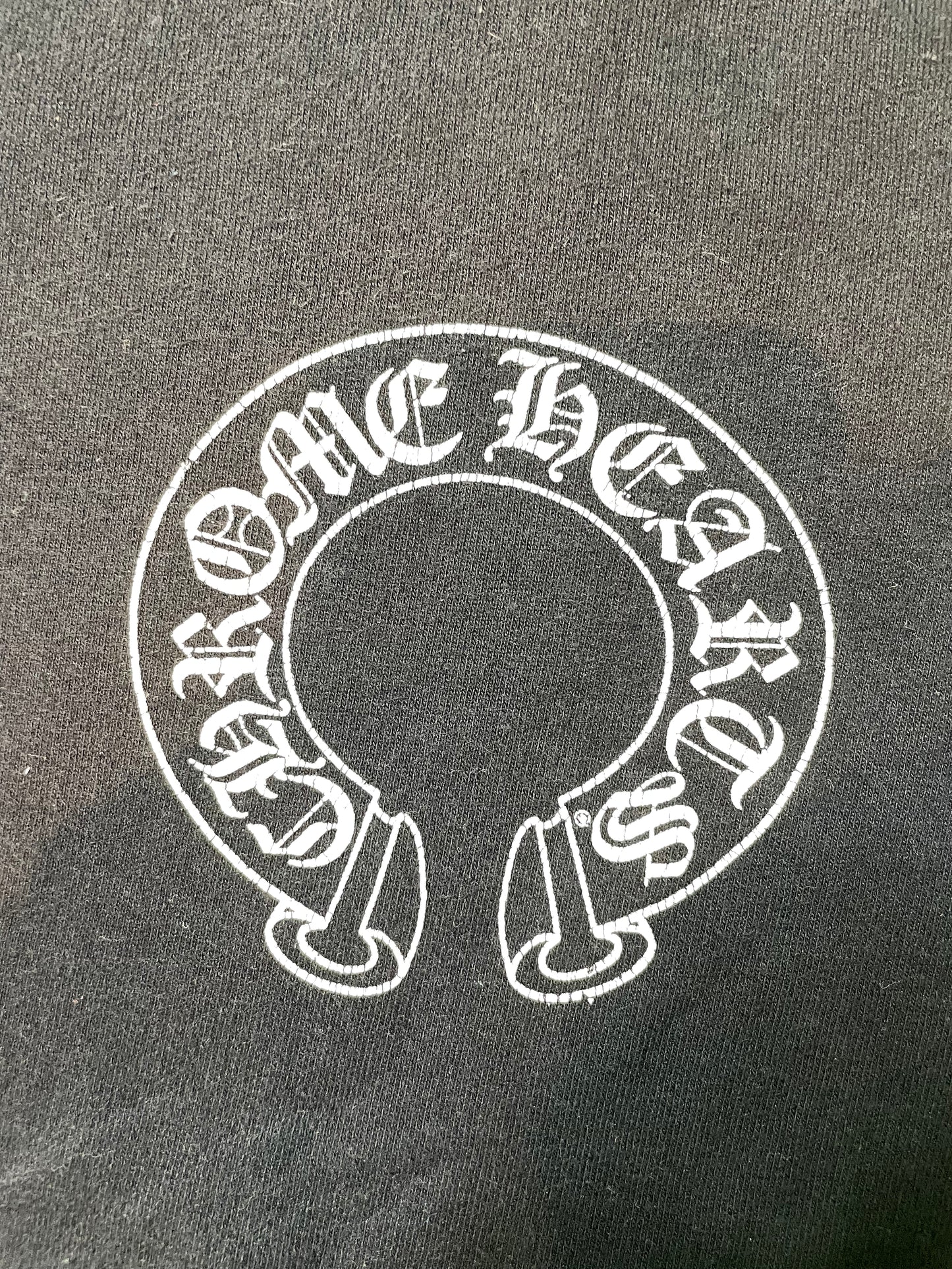 Chrome Hearts Horseshoe Logo Black Pullover Hoodie
