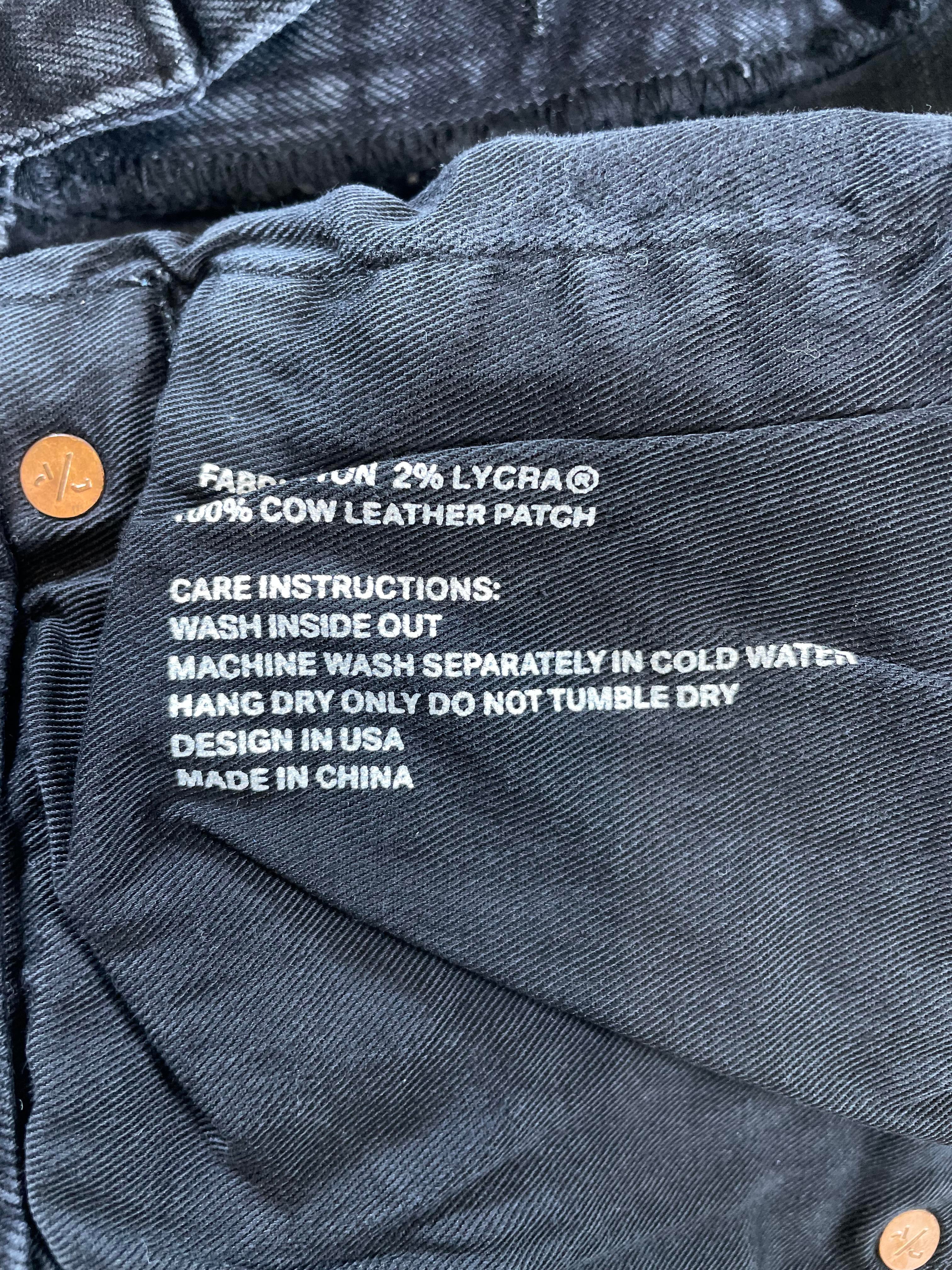 Purple Brand Black Wash Blowout Jeans