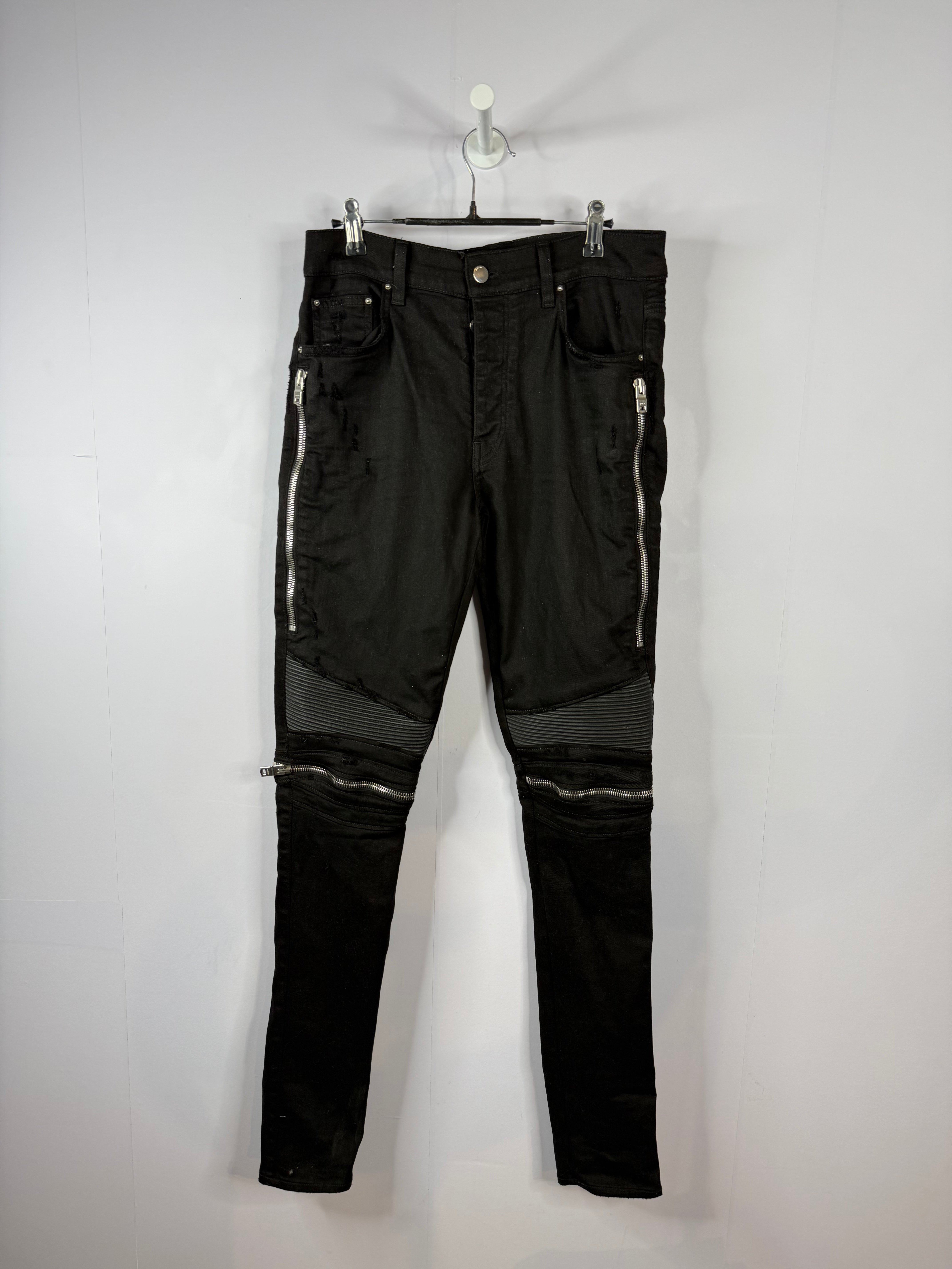 Amiri MX2 Black Black Patch Used 32