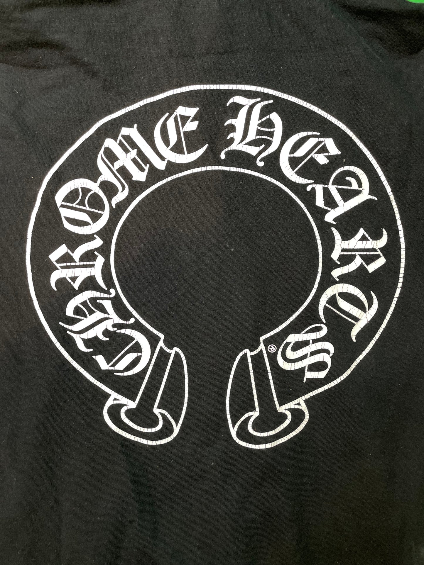 Chrome Hearts Horseshoe Logo Black Pullover Hoodie