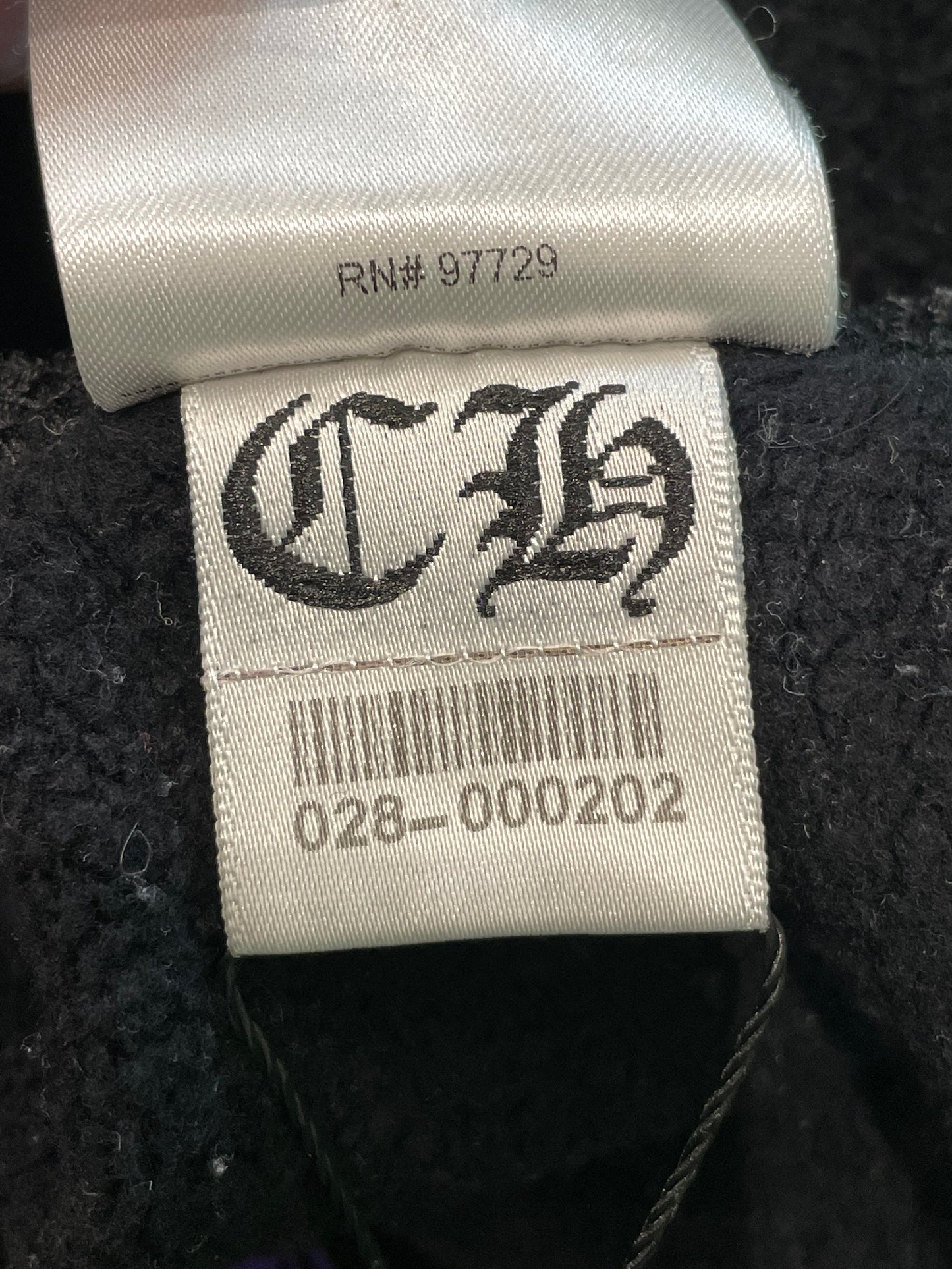 Chrome Hearts Horseshoe Logo Black Pullover Hoodie