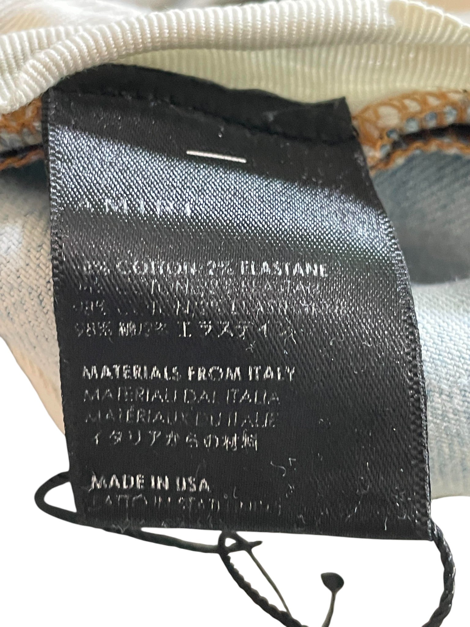 Amiri Light Wash Bleached Thrasher Jeans