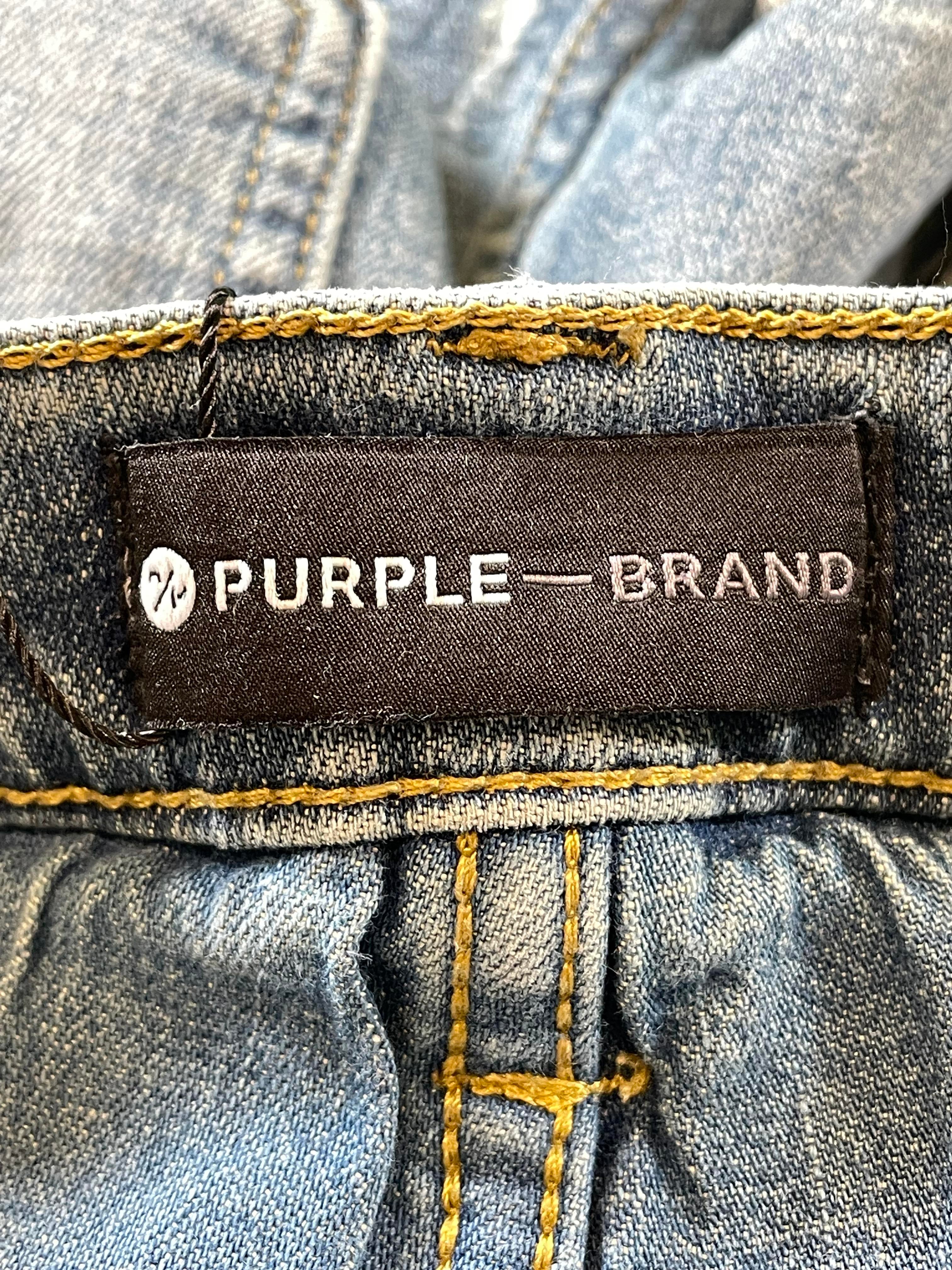 Purple Brand Plain Dark Wash Jeans