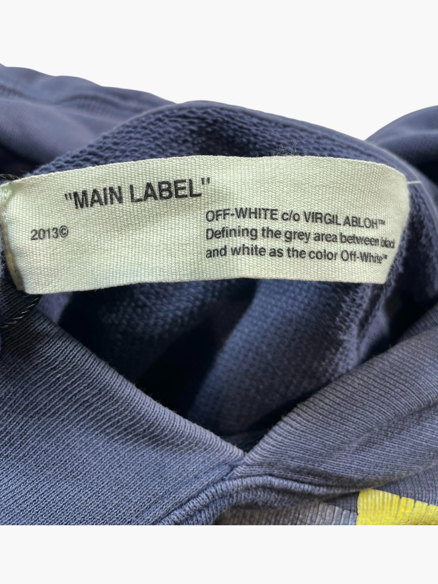Off-White Caravaggio Blue Hoodie