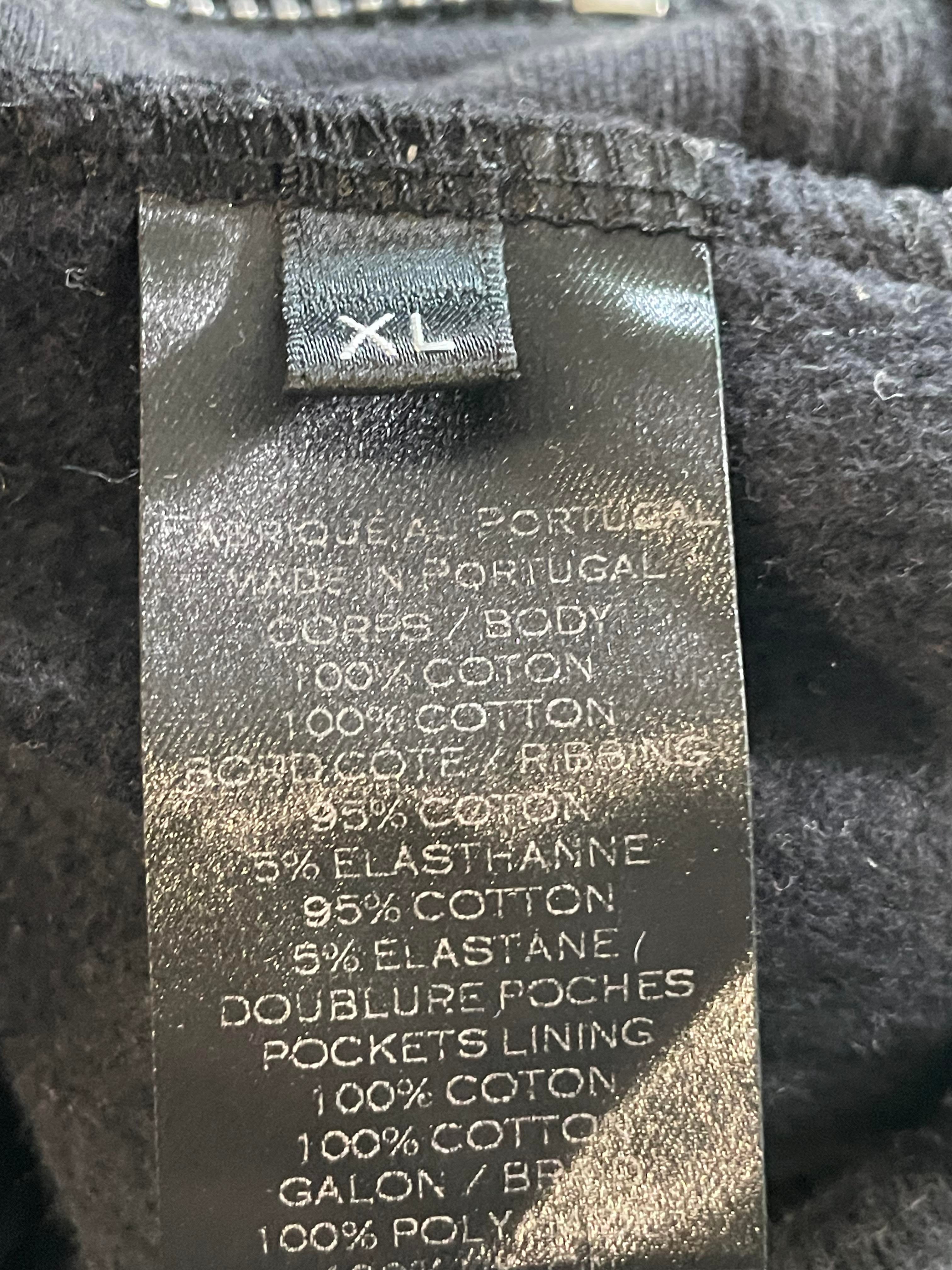 Balmain Black Zipper Sweats