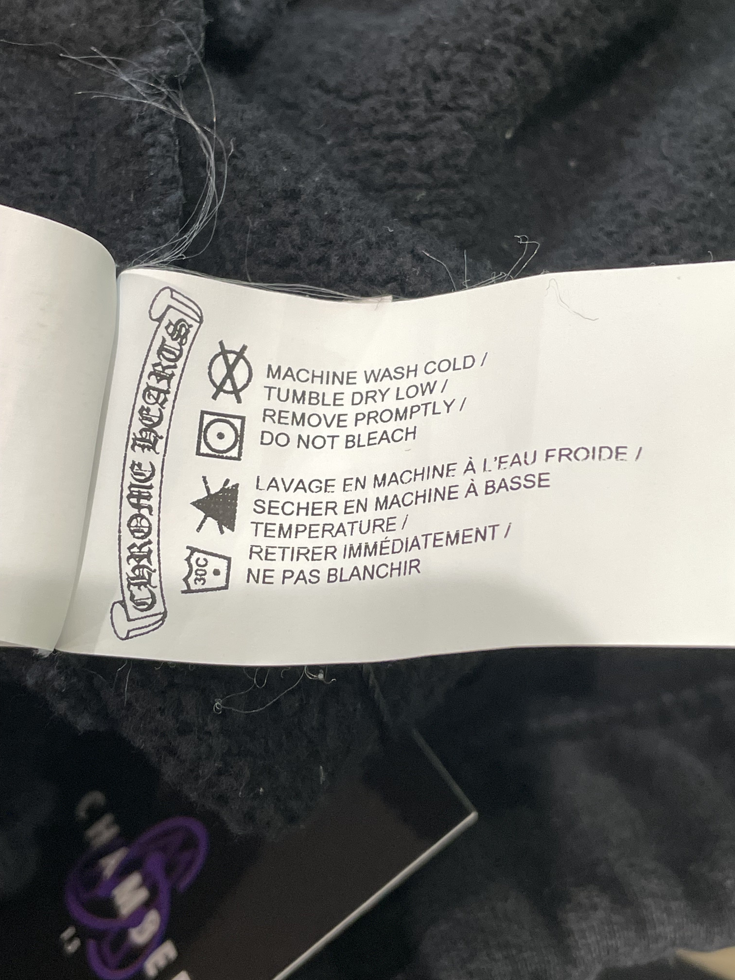 Chrome Hearts "White Triple Cross" Black Shorts