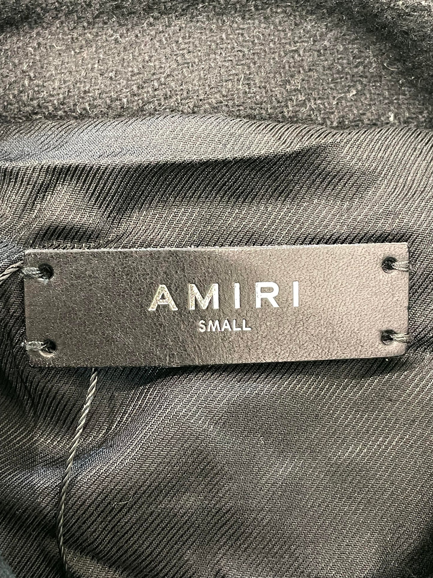 Amiri Black & Blue "Bones" Varsity Jacket
