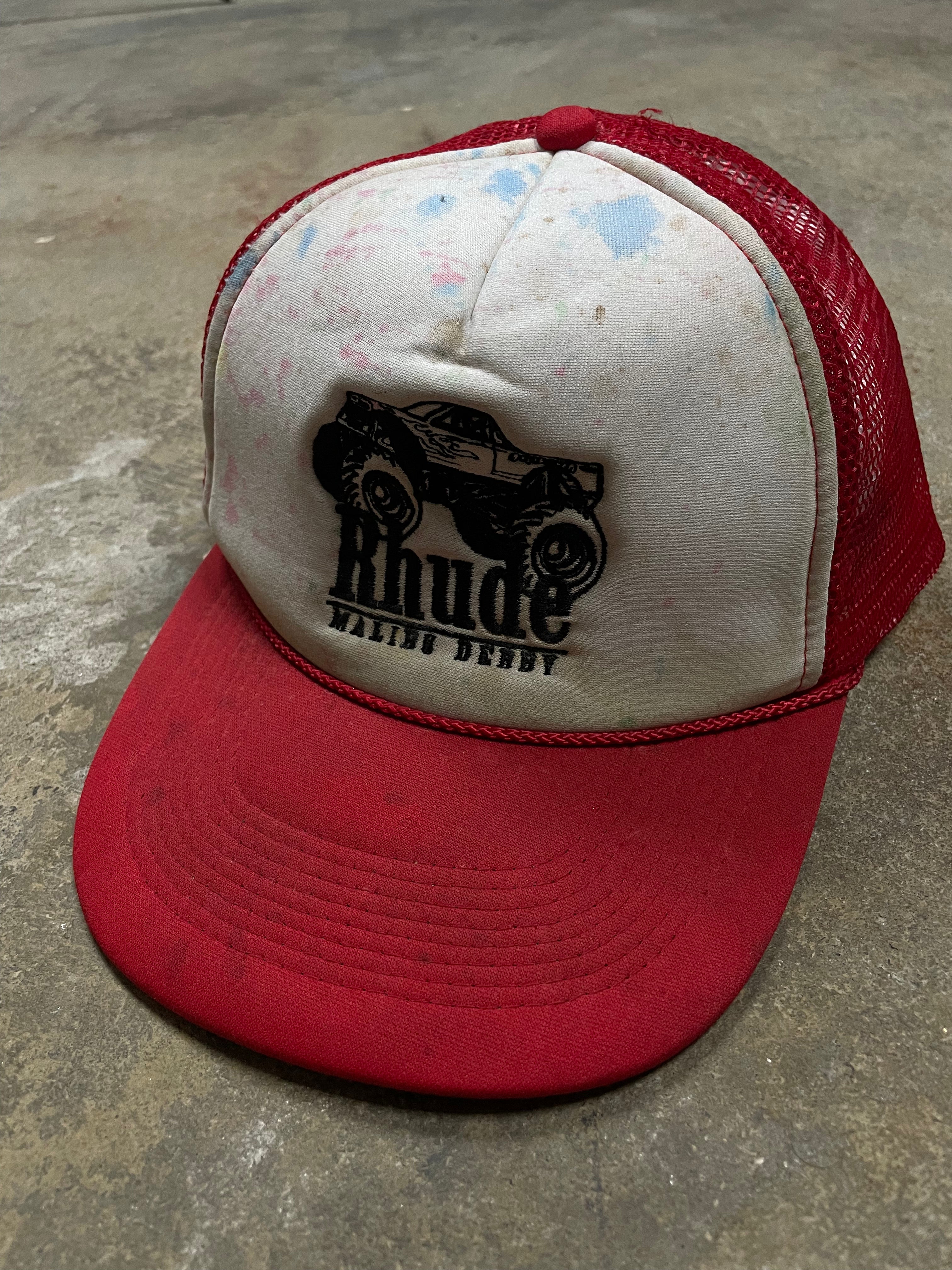 RHUDE Truck Trucker Red White Used OS