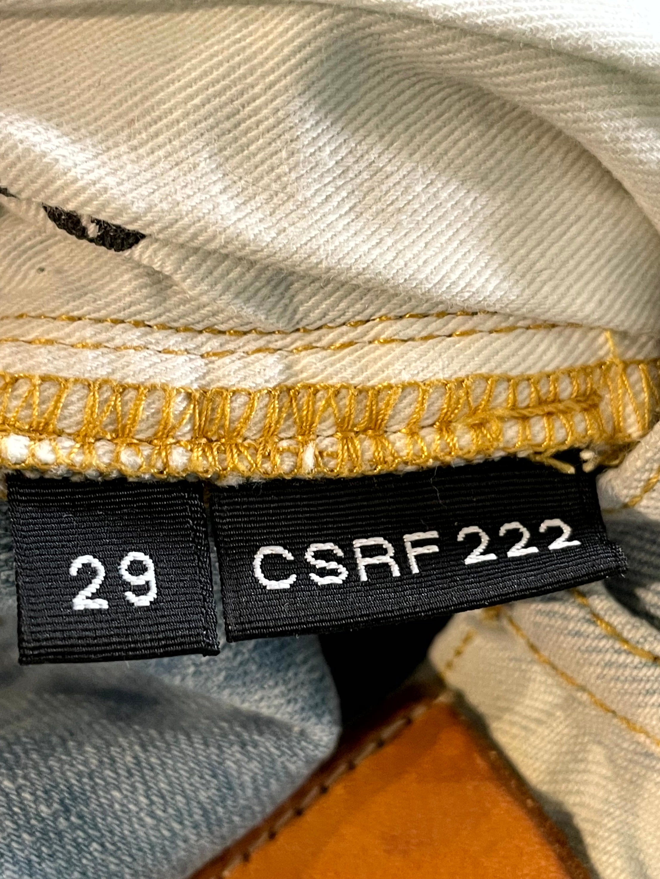 Purple Brand Splatter Light Wash & White Jeans