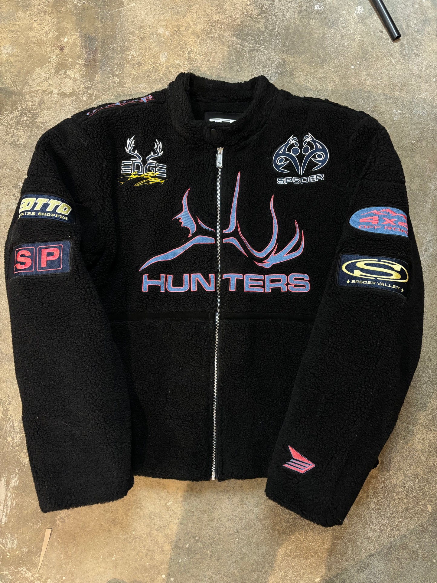 Sp5der Fleece Black Multi Size 3 (L) Used