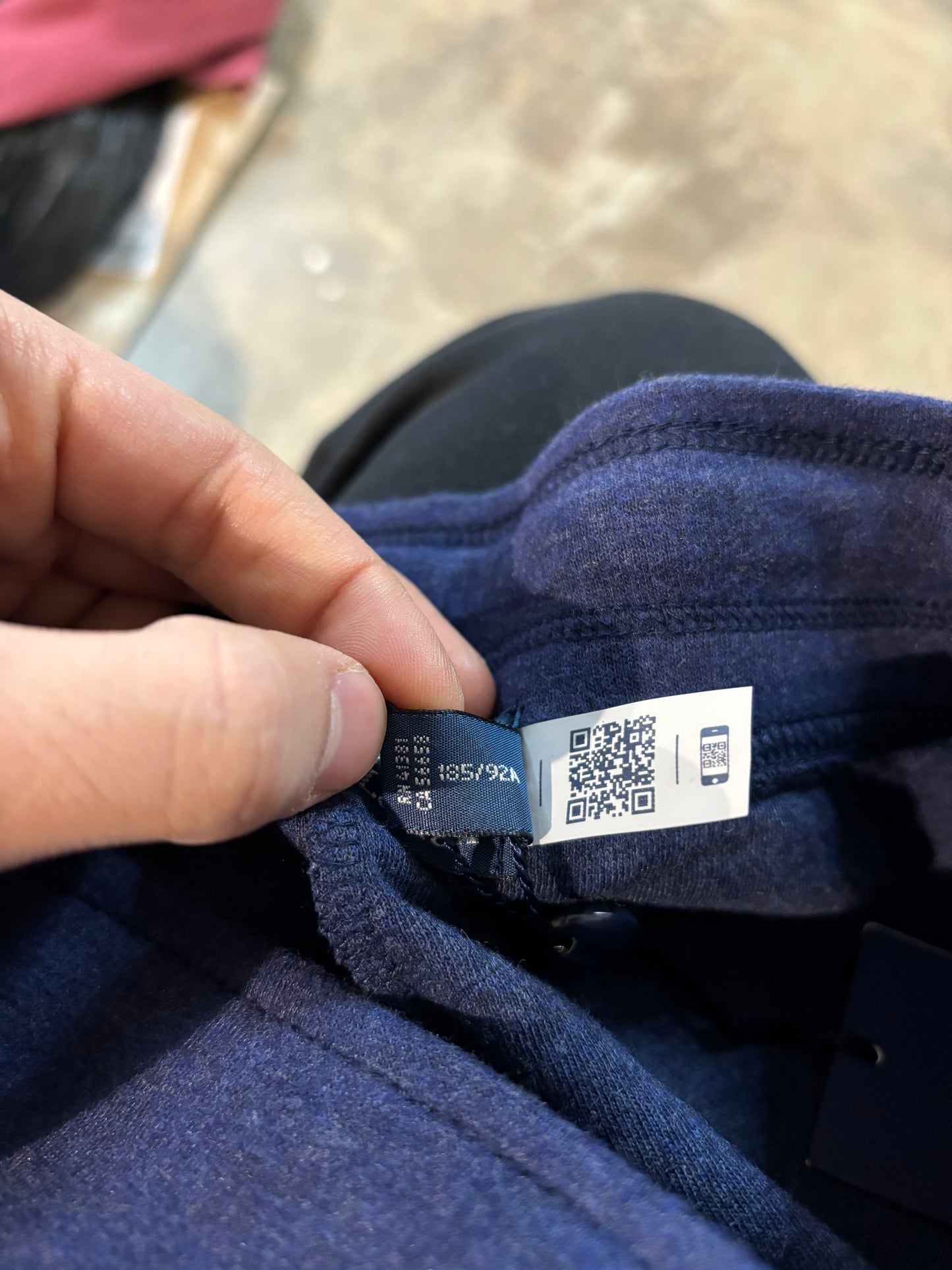 Polo Sweats Velour Navy New XL With Tags