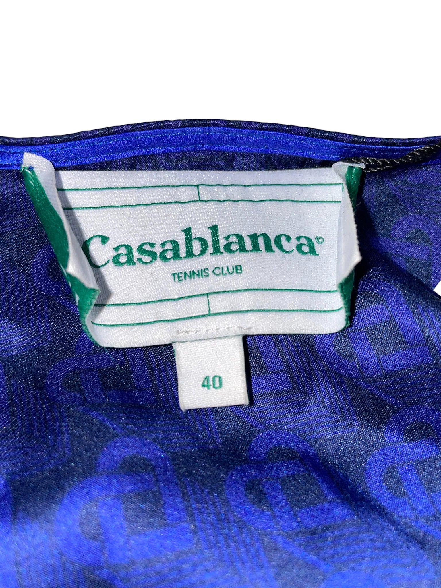 Casablanca Night View Silk Blouse