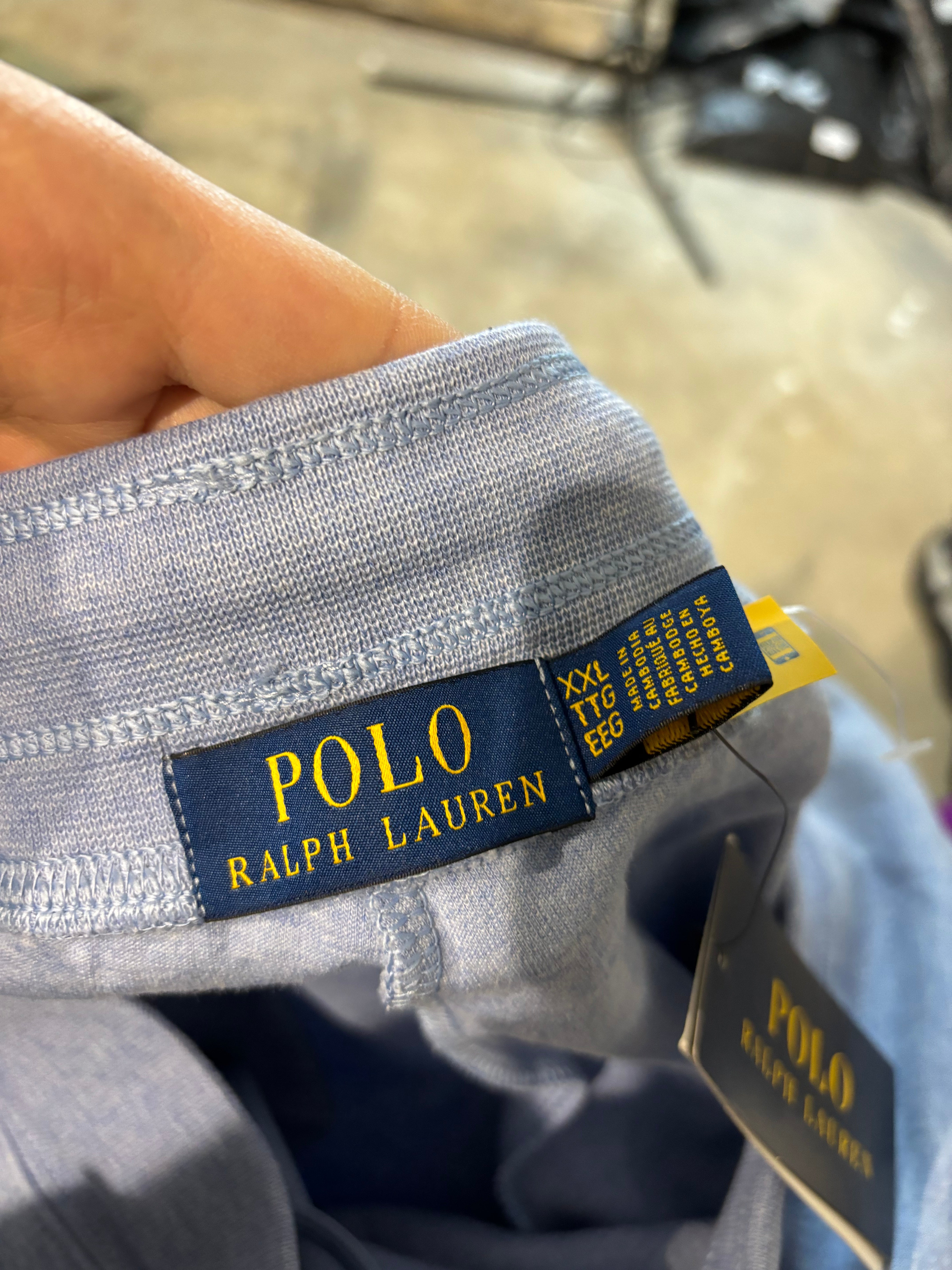 Polo Sweats Baby Blue New XXL With Tags