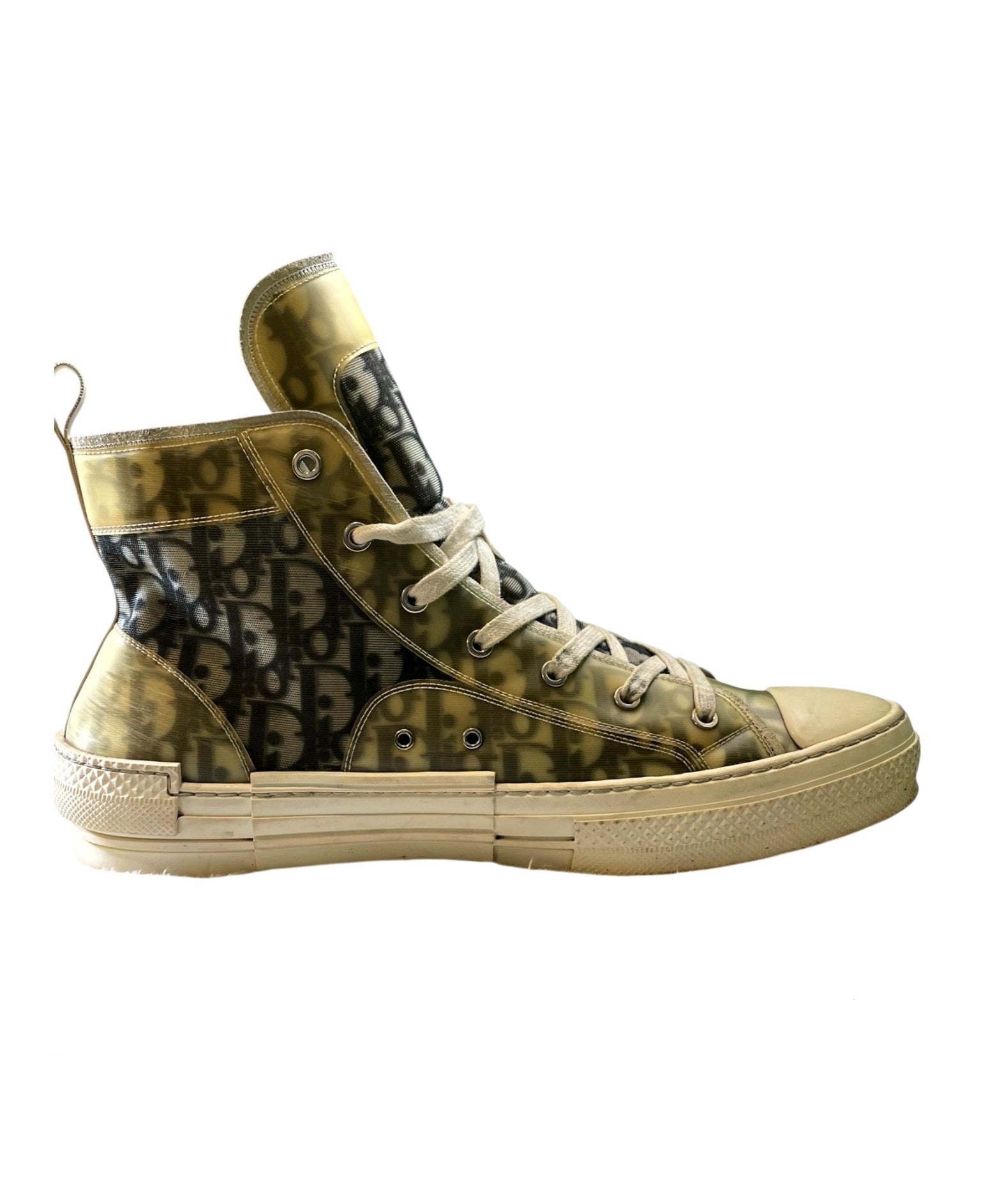 Dior "B23 Monogram" (Yellowed) & White Sneakers