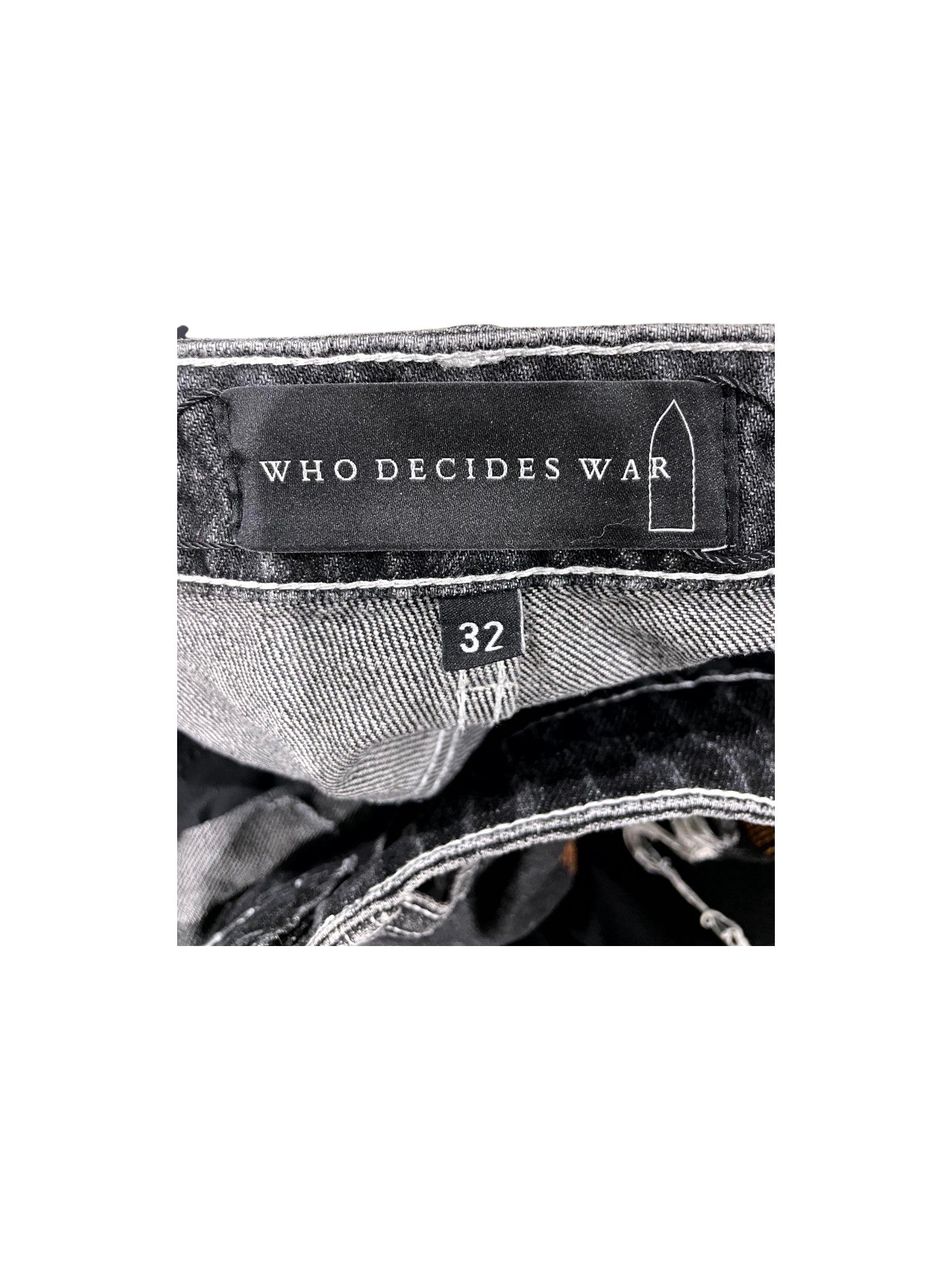 Who Decides War Stained Glass Black Flame Jeans