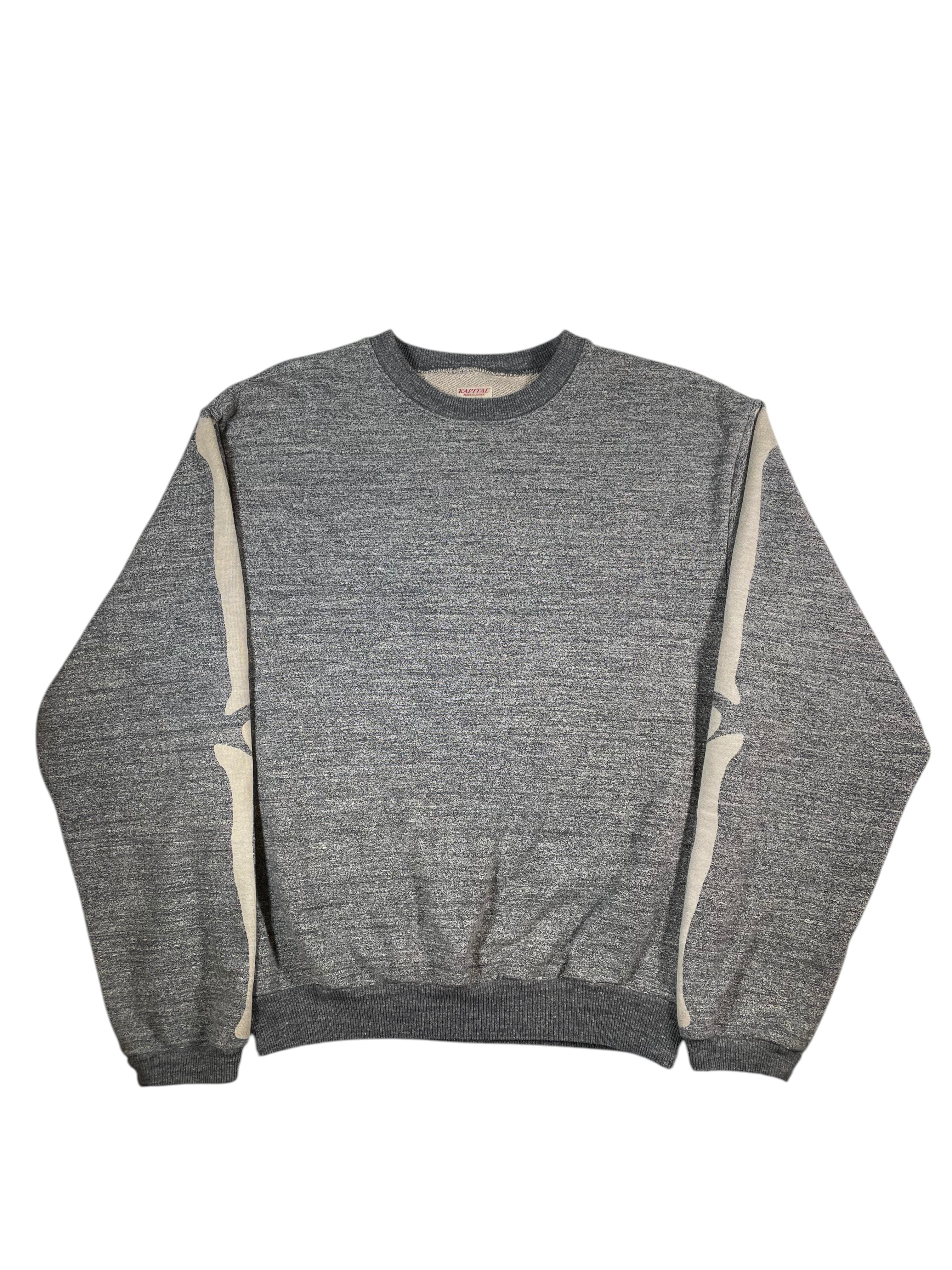 Kapital Bone Grey Crewneck