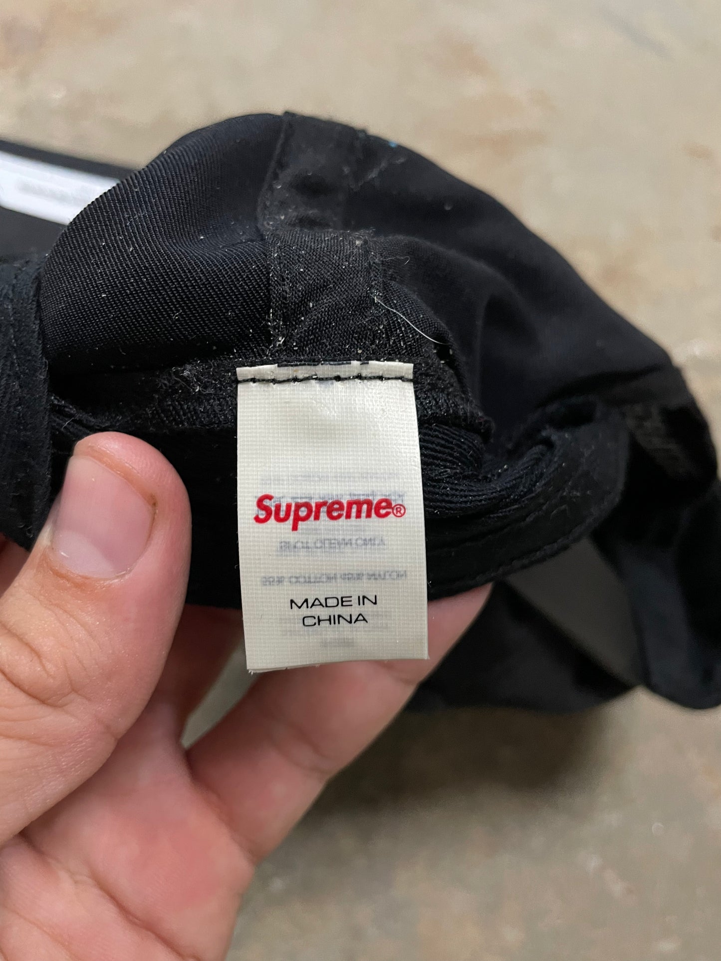 Supreme Cap Black OS Used