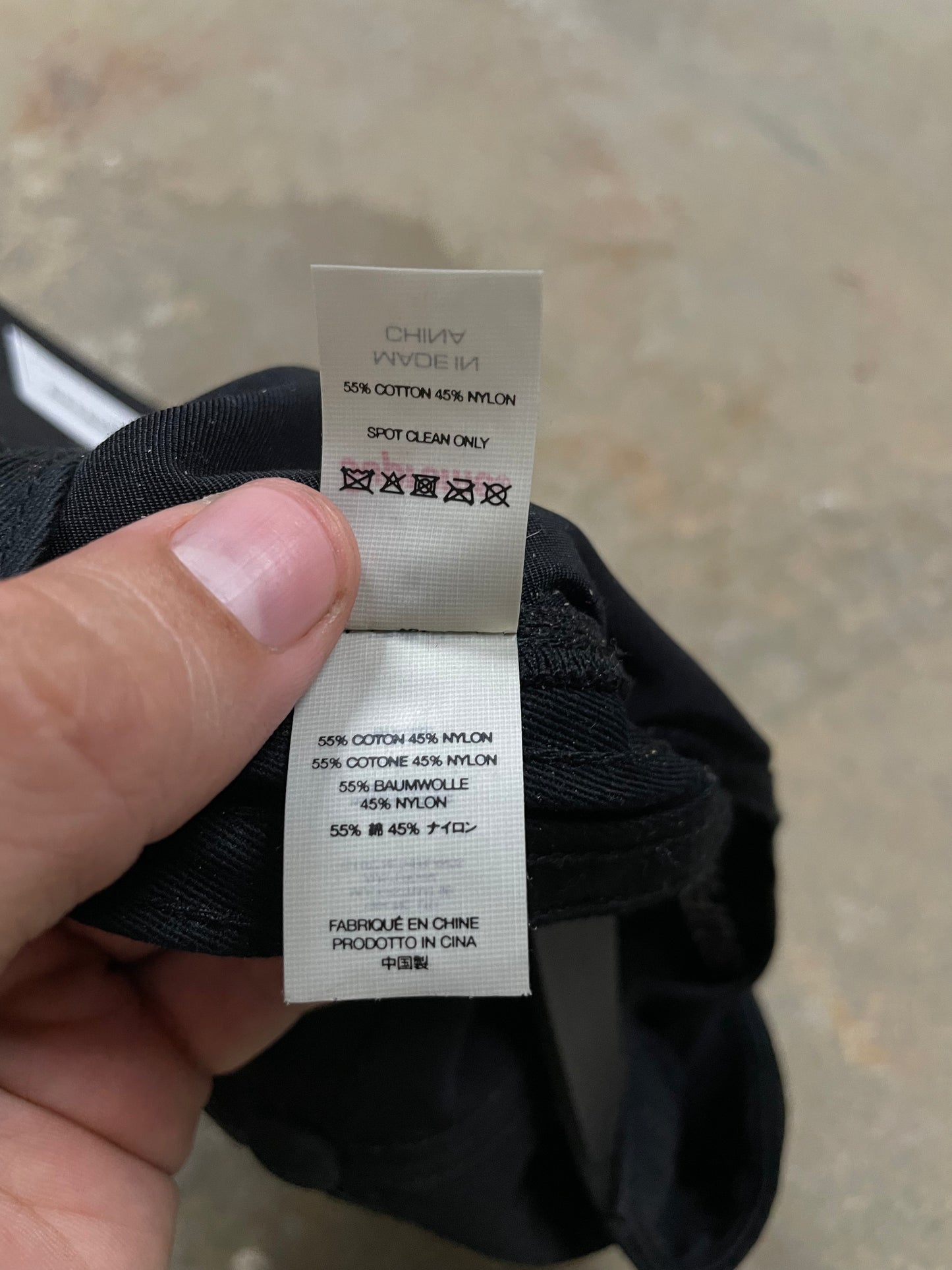 Supreme Cap Black OS Used