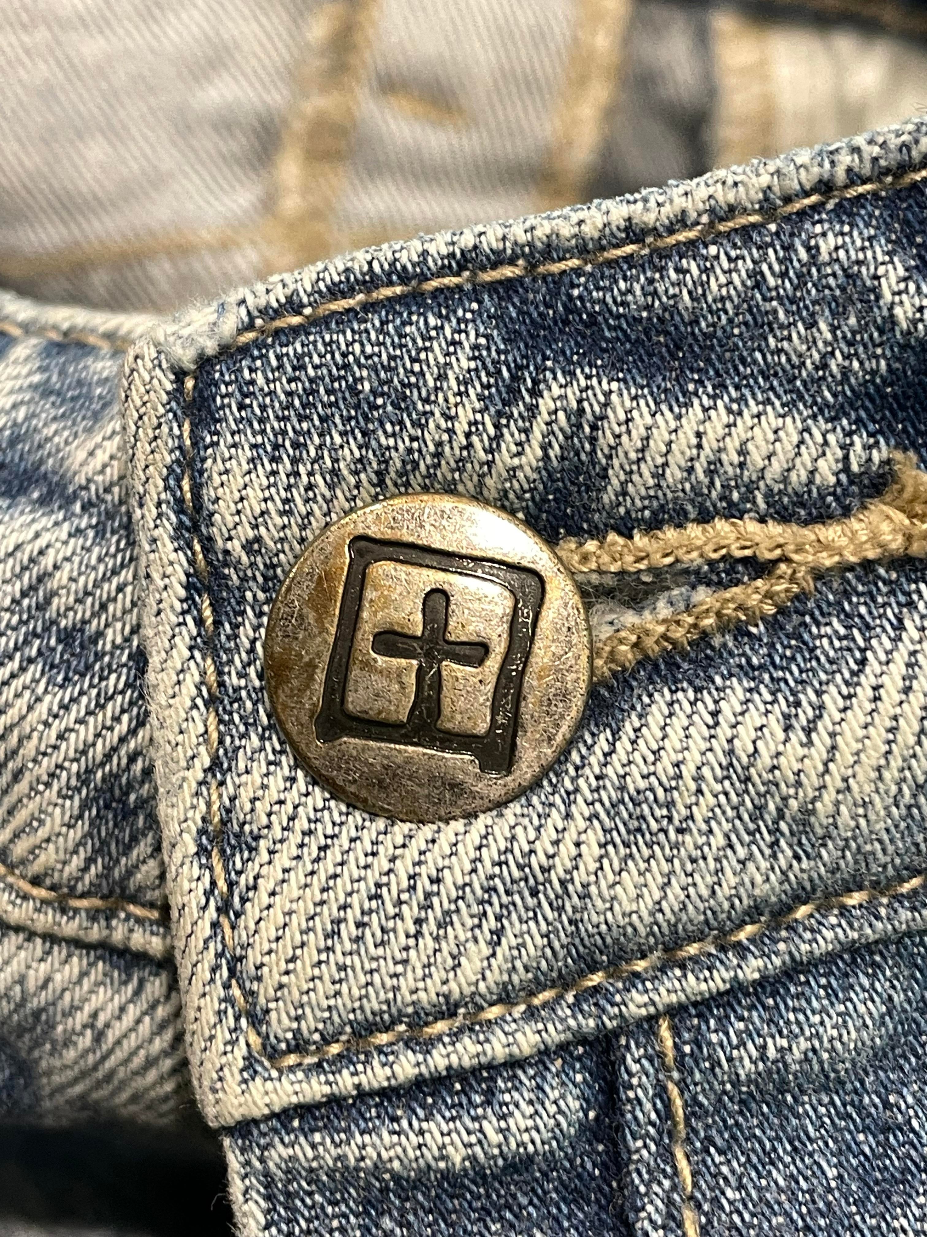 Ksubi Tattered Blue Jeans