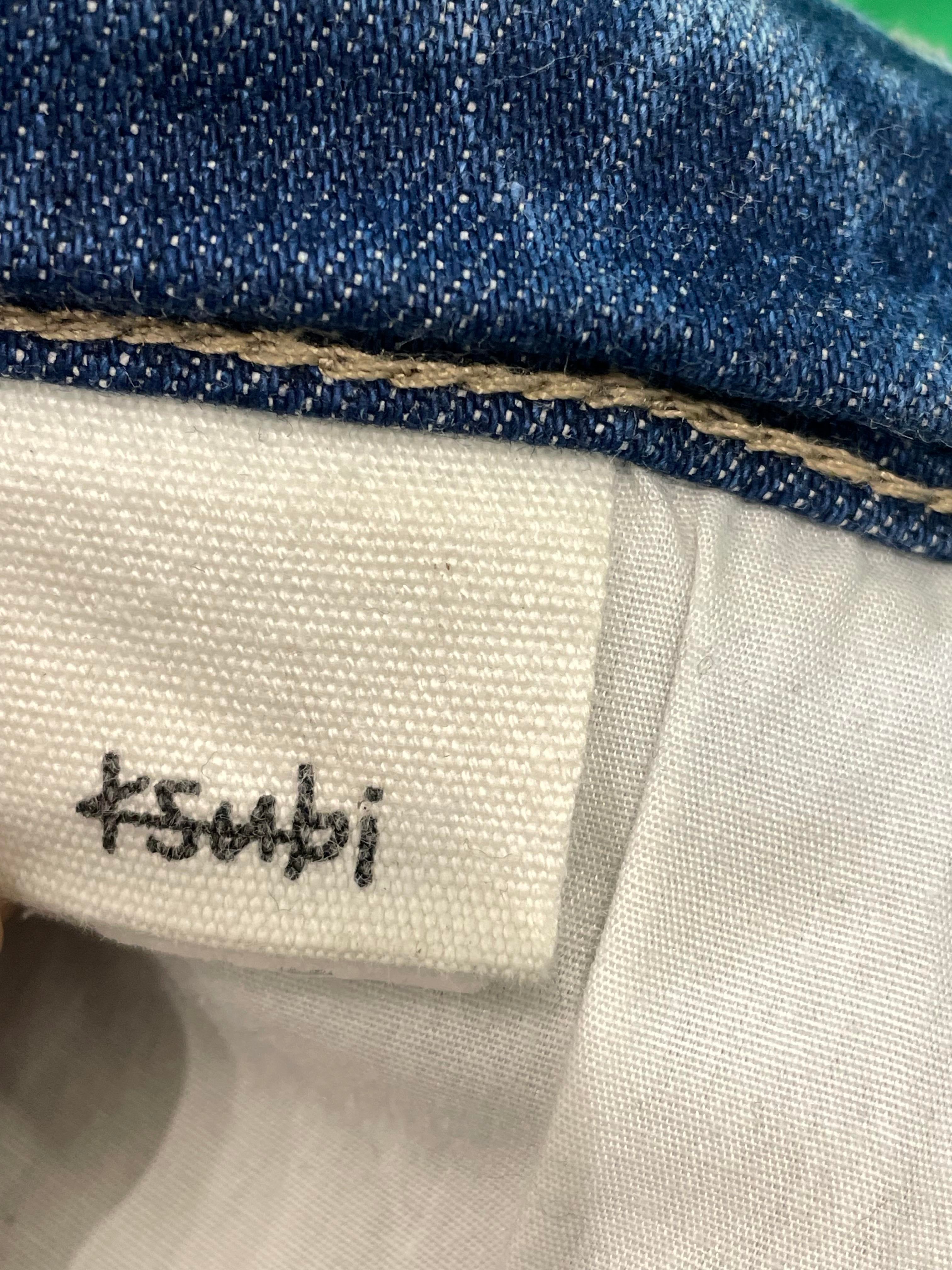 Ksubi Tattered Blue Jeans