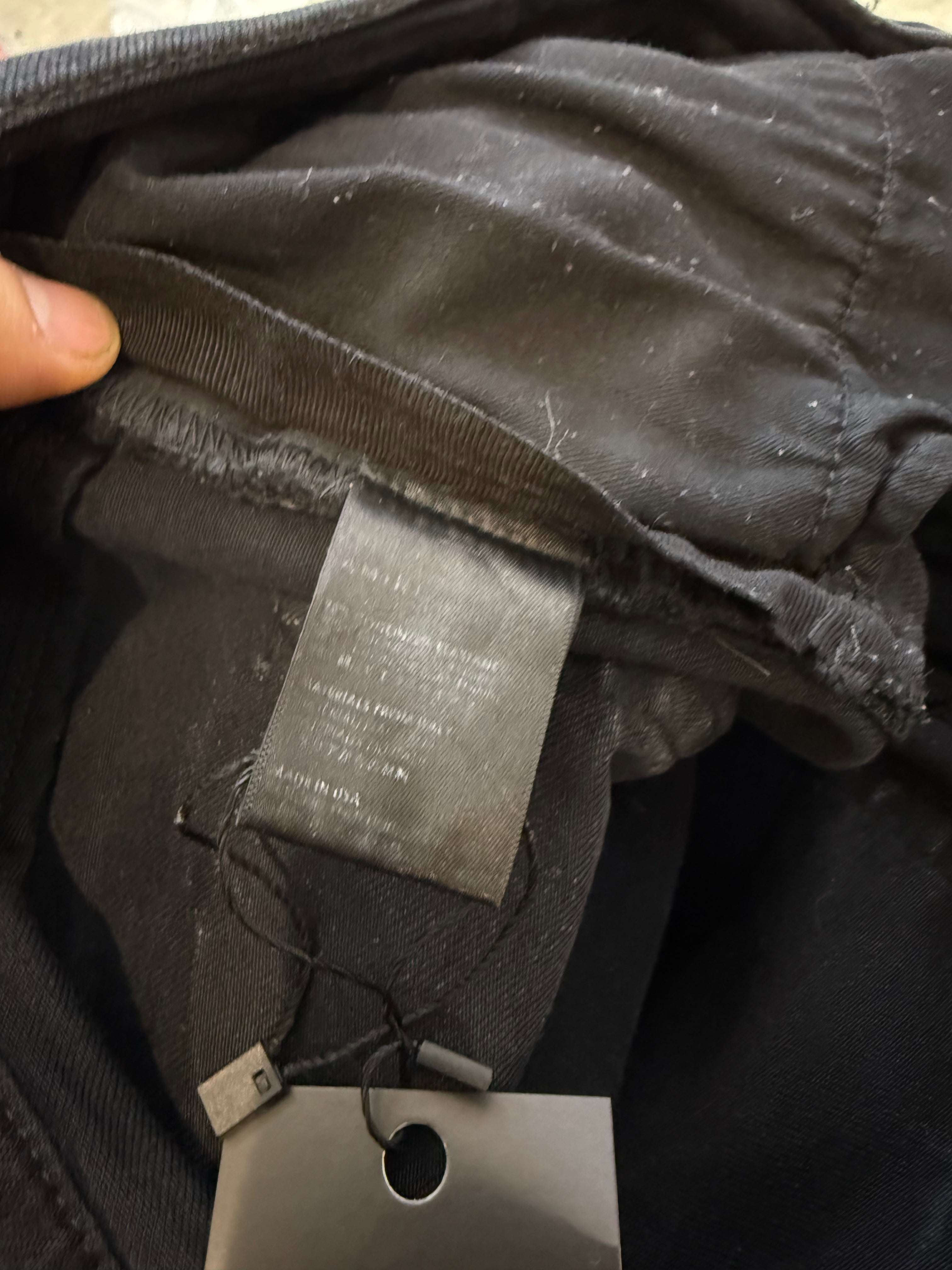 Amiri Black Wool Patch Black Jeans