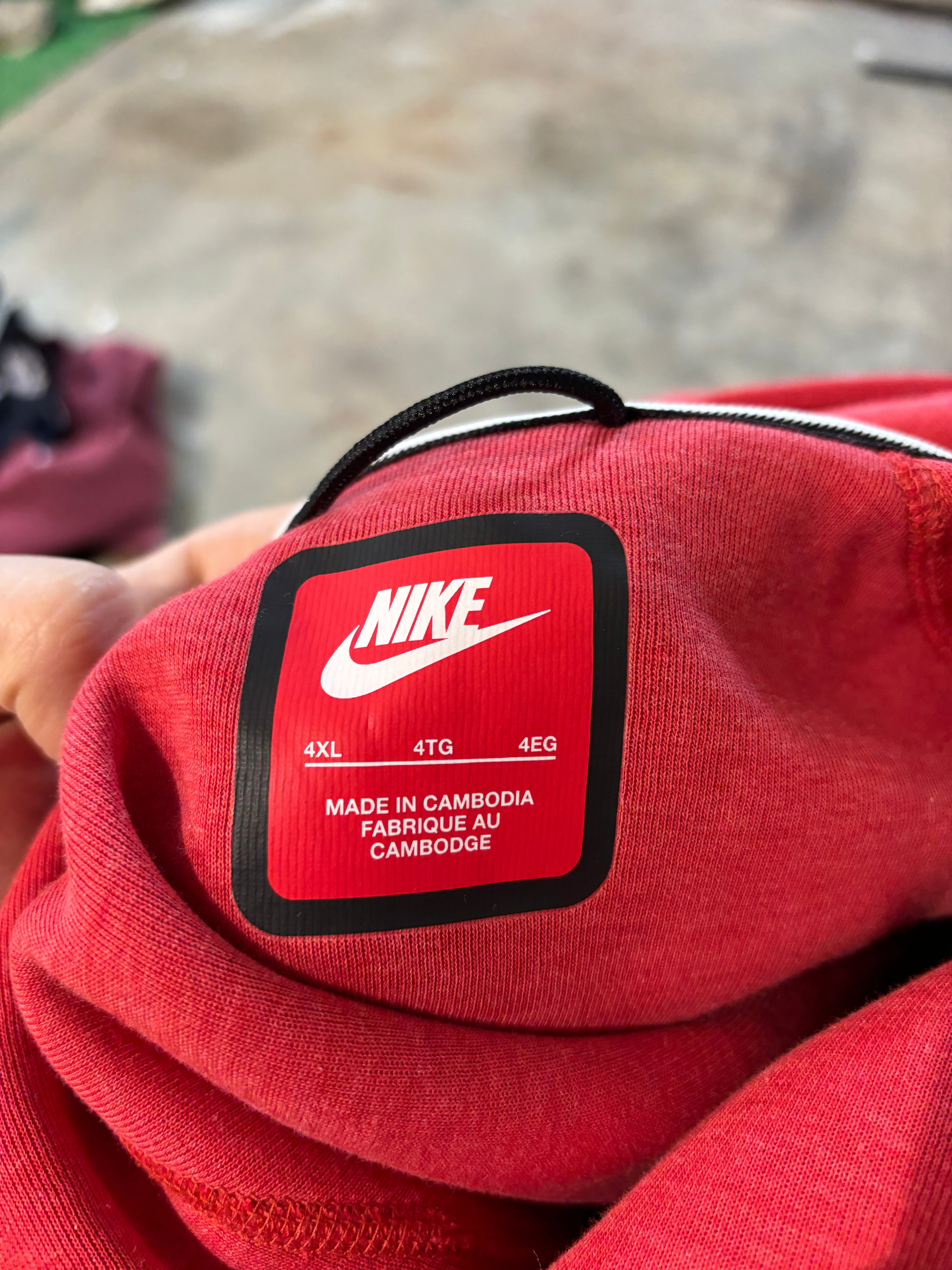 Nike Tech Zip Up Red New 4XL With Tags