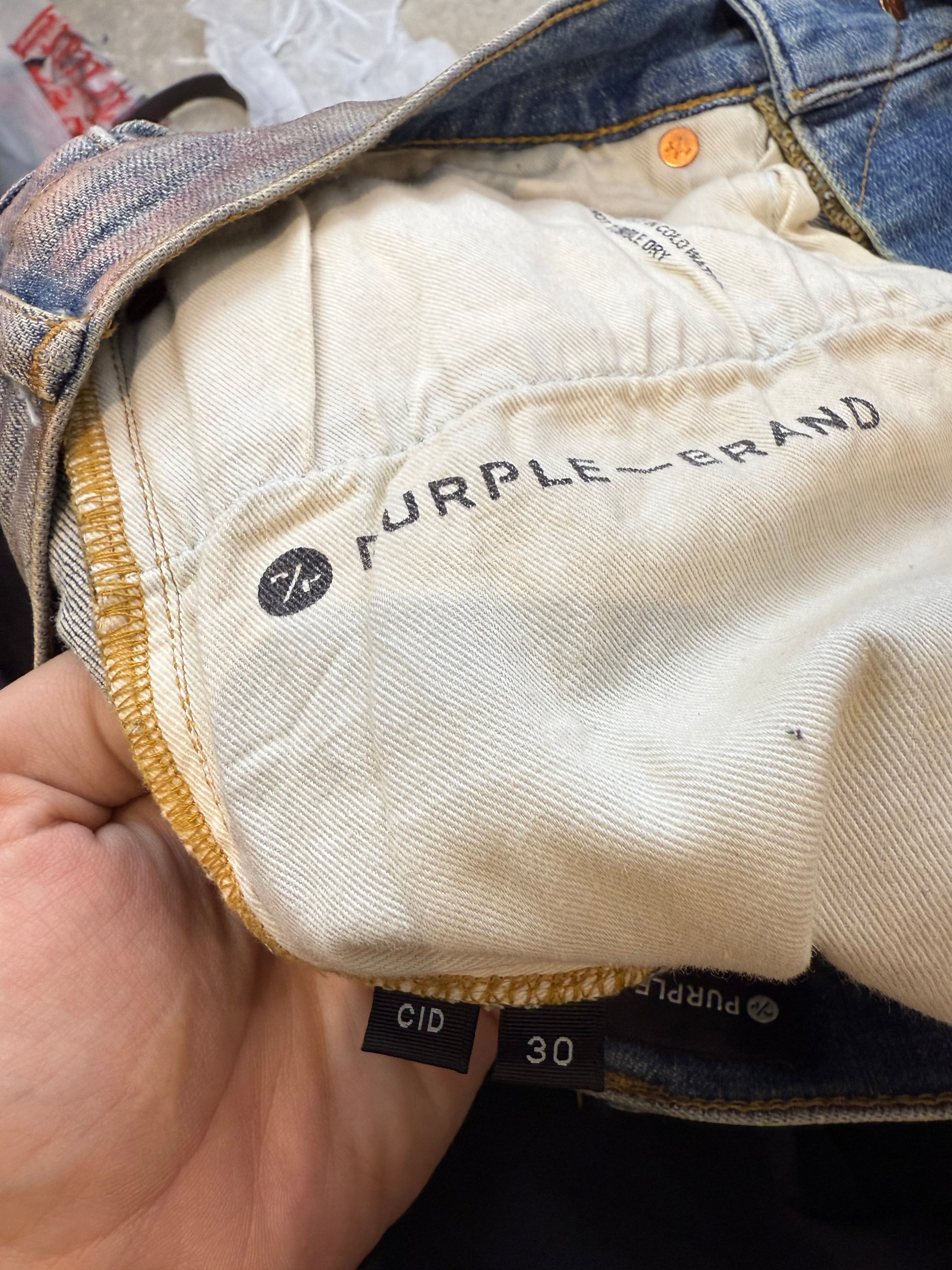 Purple Brand Multi Color Dye Jeans