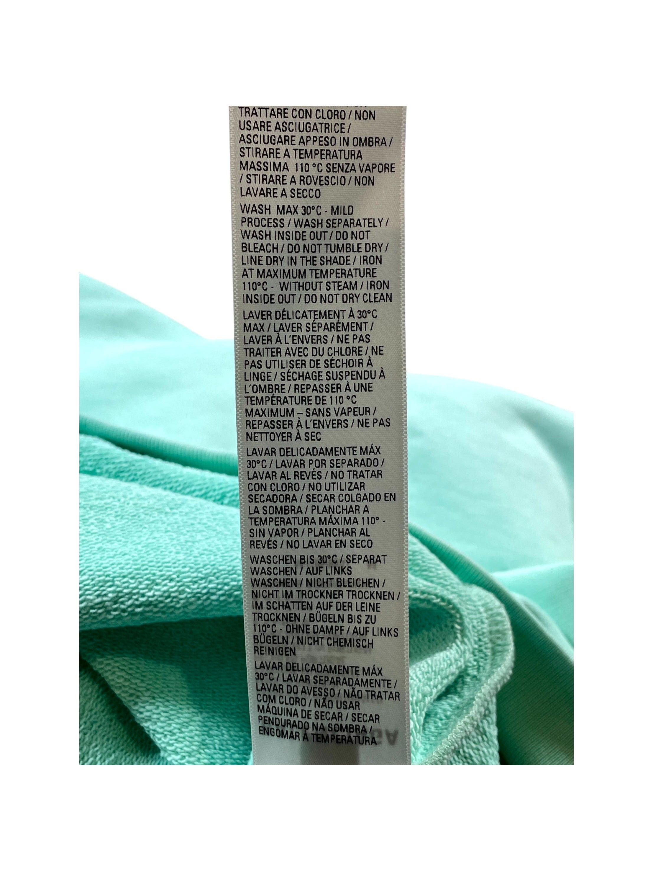 Balenciaga 'Campaign Logo' Mint Hoodie