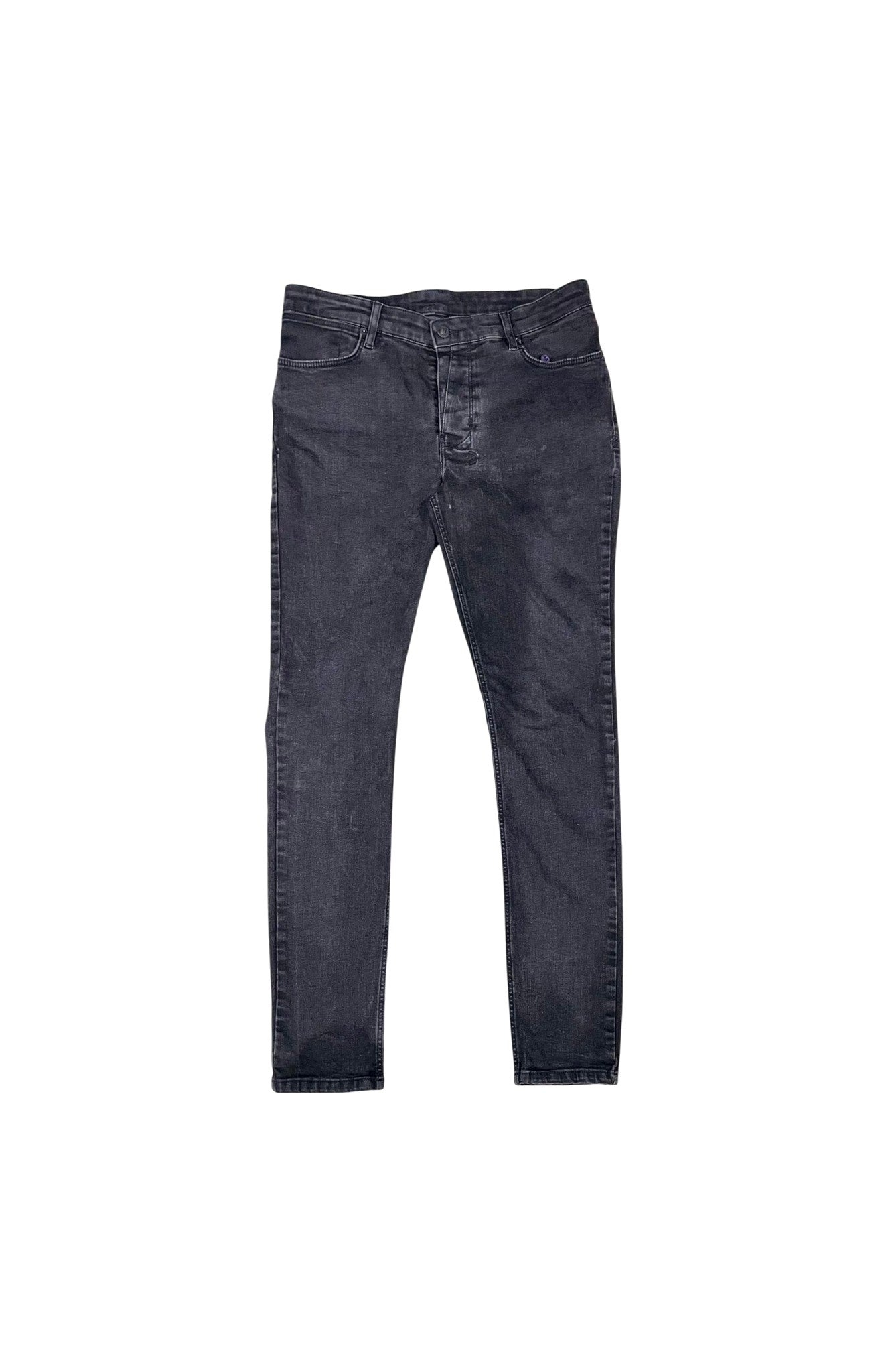Ksubi Plain Black Wash Jeans