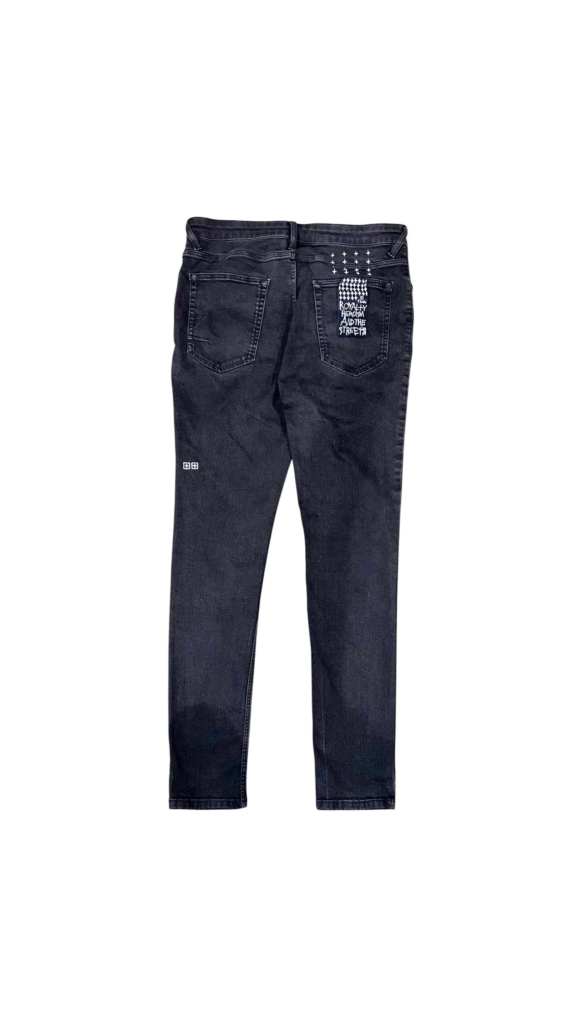 Ksubi Plain Black Wash Jeans