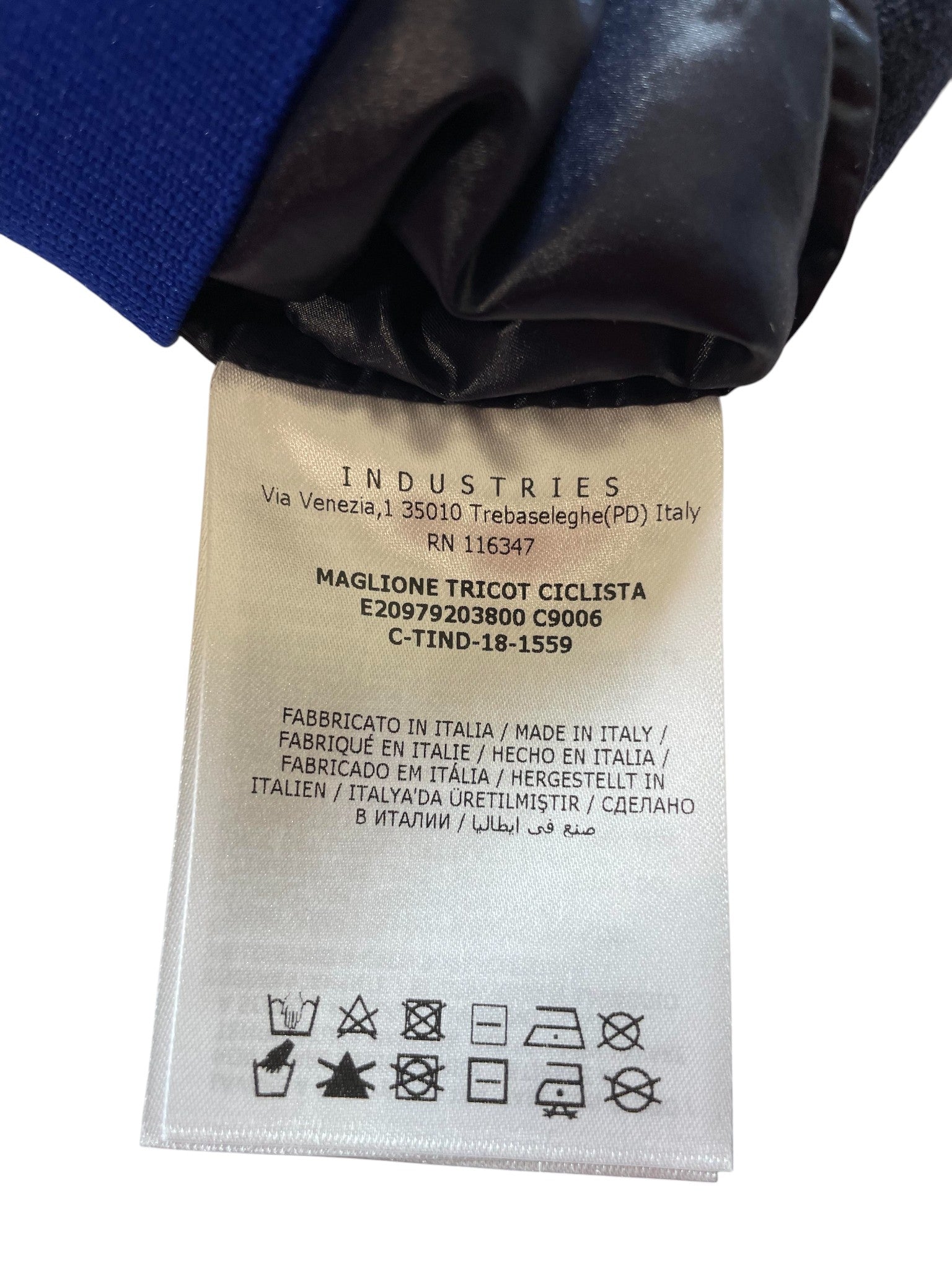 Moncler Blue & Red Maglione Tricot Sweater