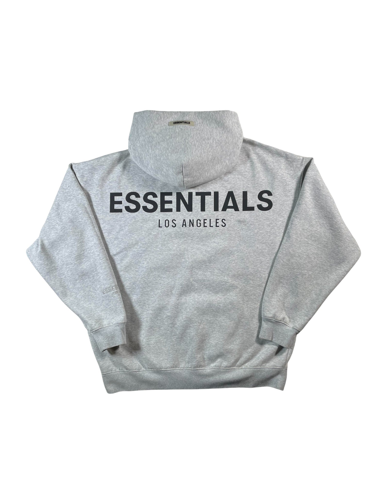 Essentials Light Oatmeal Plain Hoodie