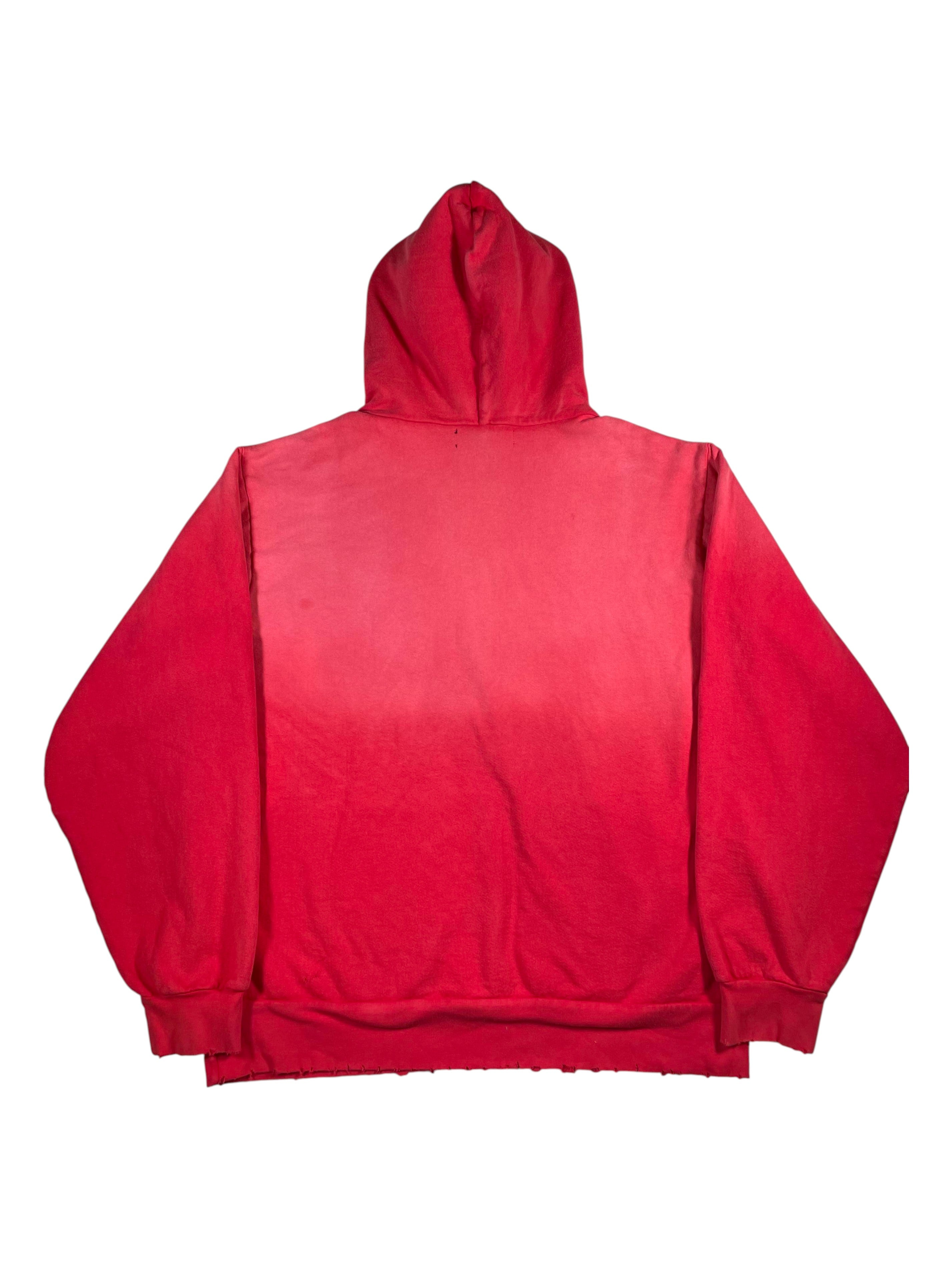 Vertabrae Patch Red Hoodie