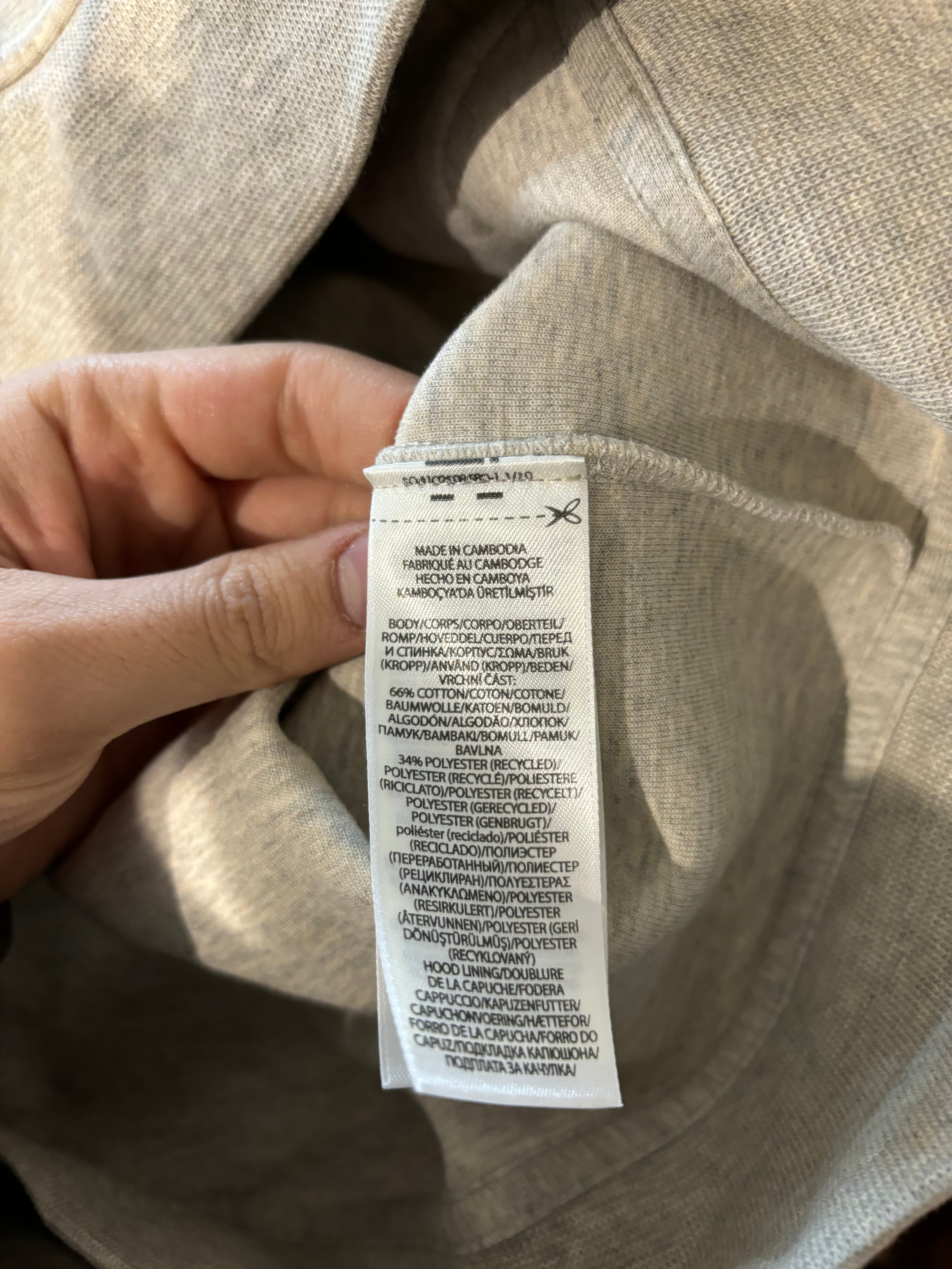 Polo Zip Up grey New XXL With Tags