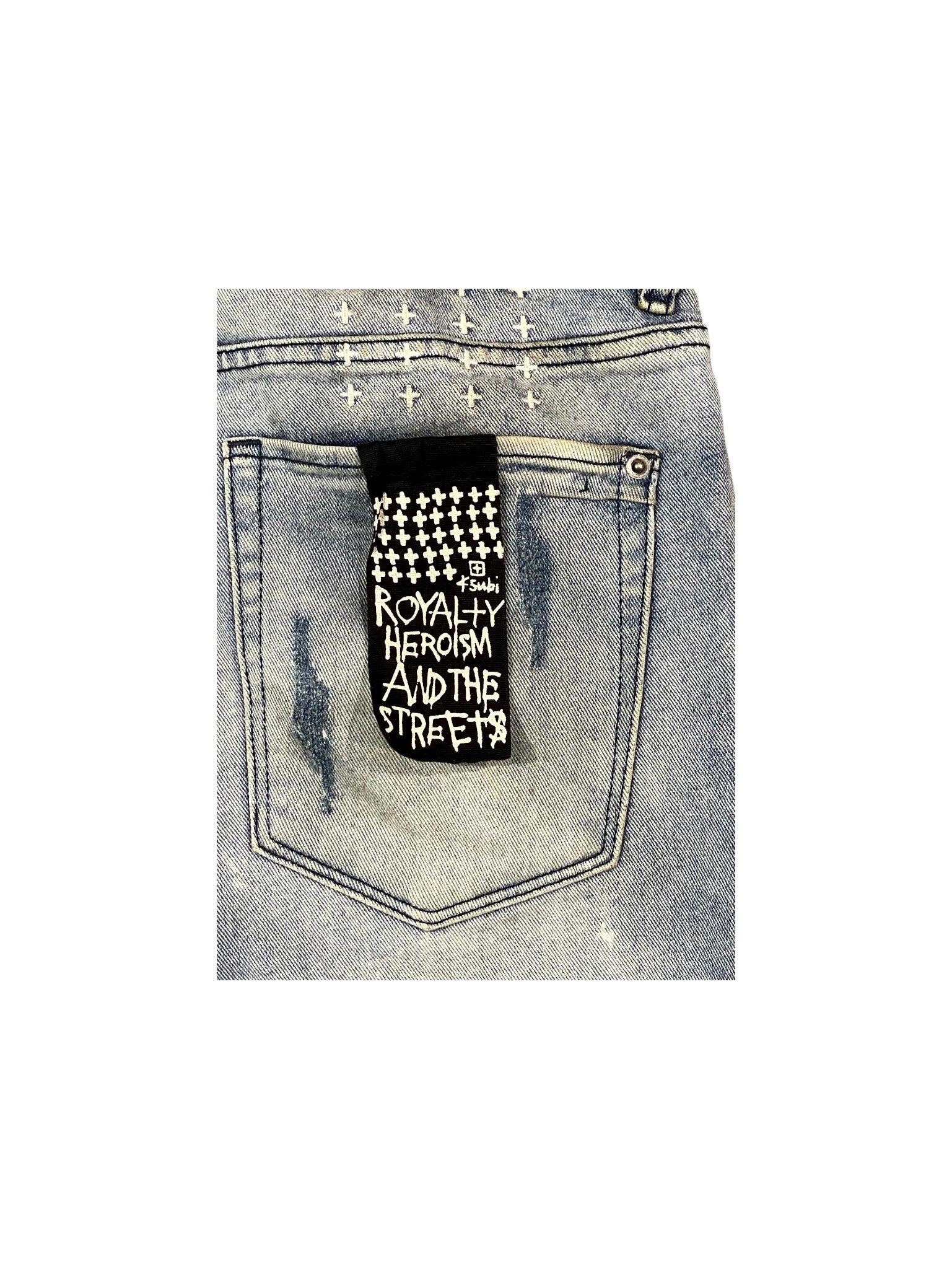 Ksubi Ripped Light Wash Jeans