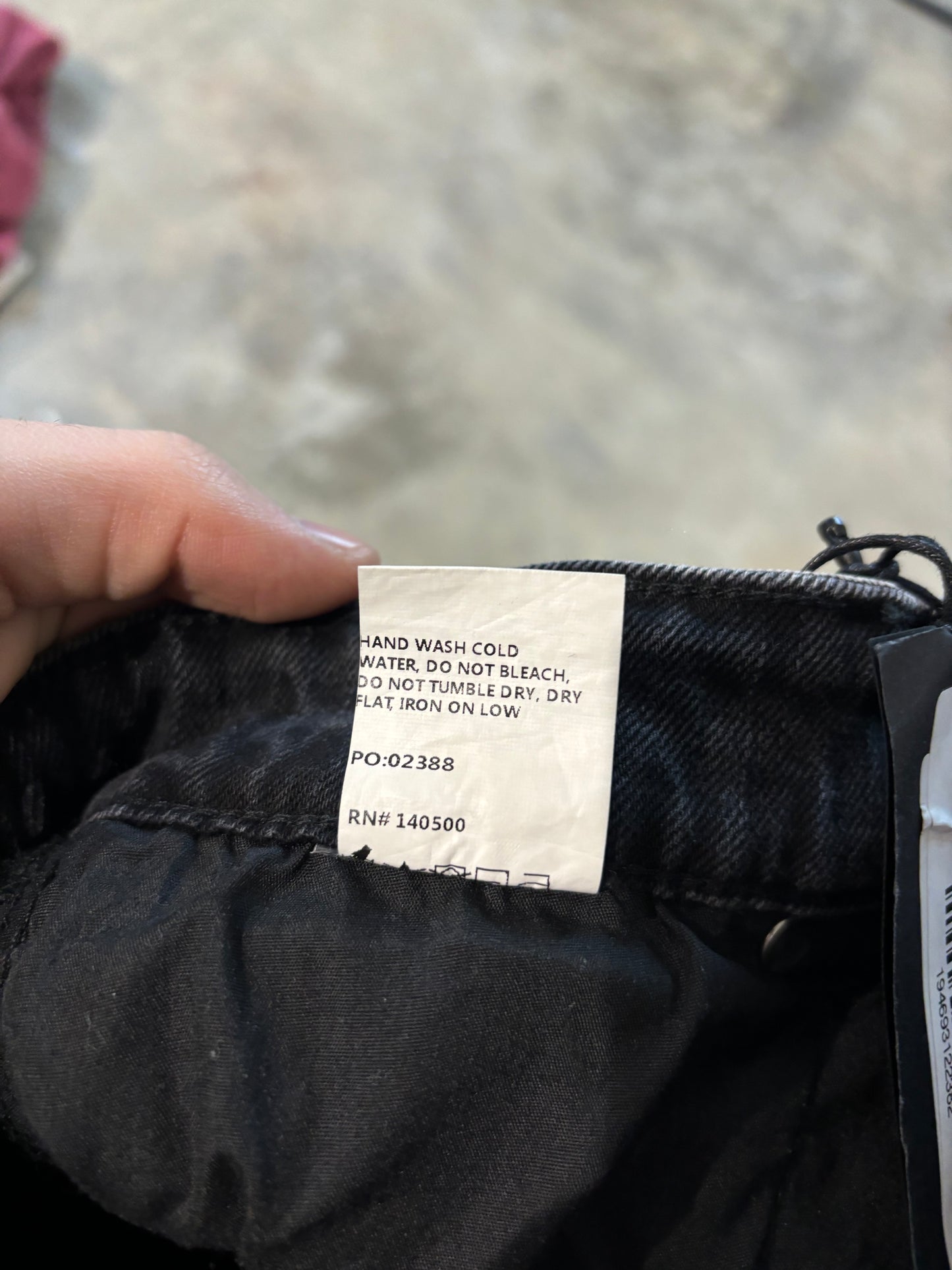 RTA Knee Patch Denim Grey New 29 With Tags