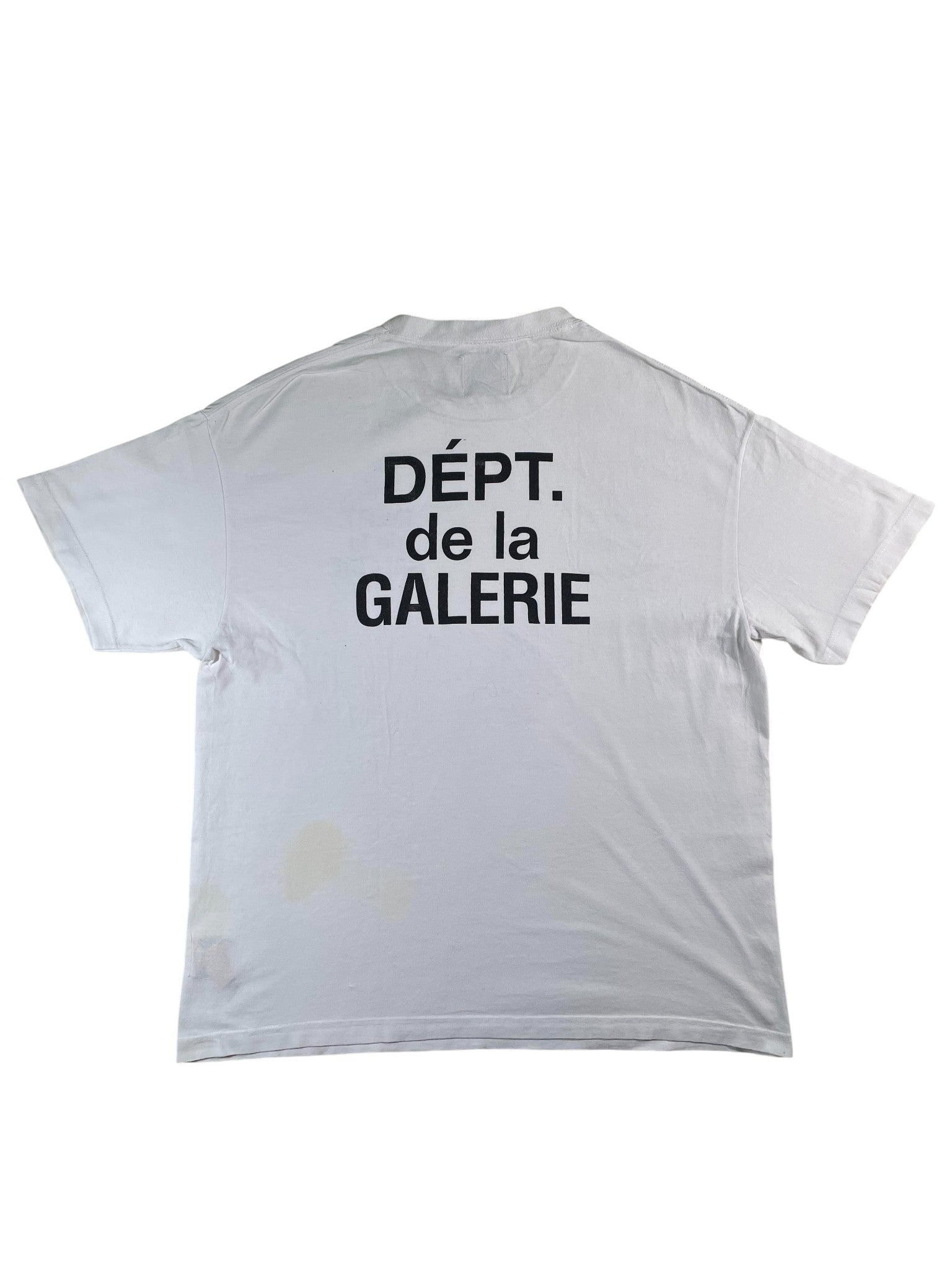 Gallery Dept White & Black French Tee