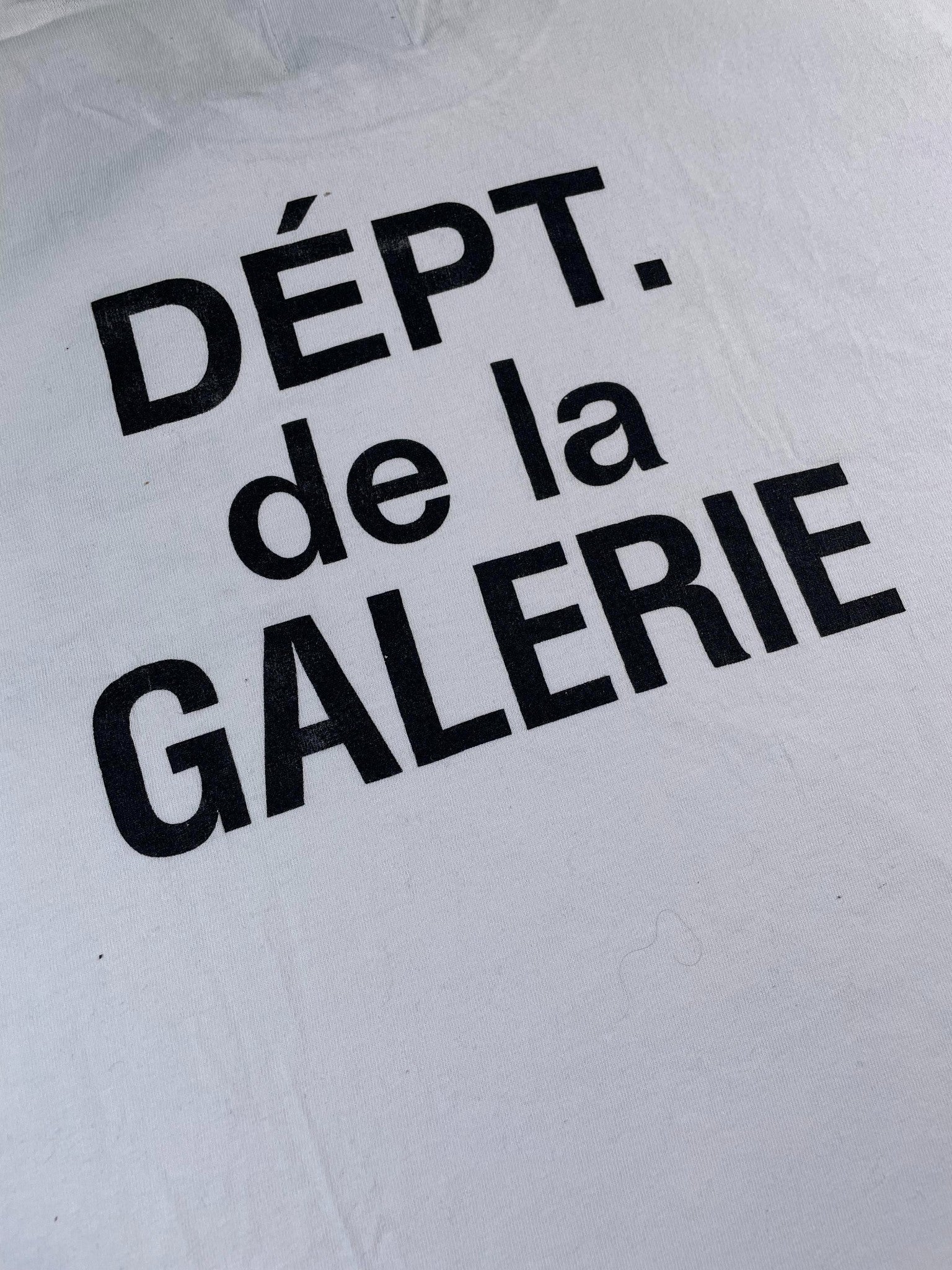 Gallery Dept White & Black French Tee