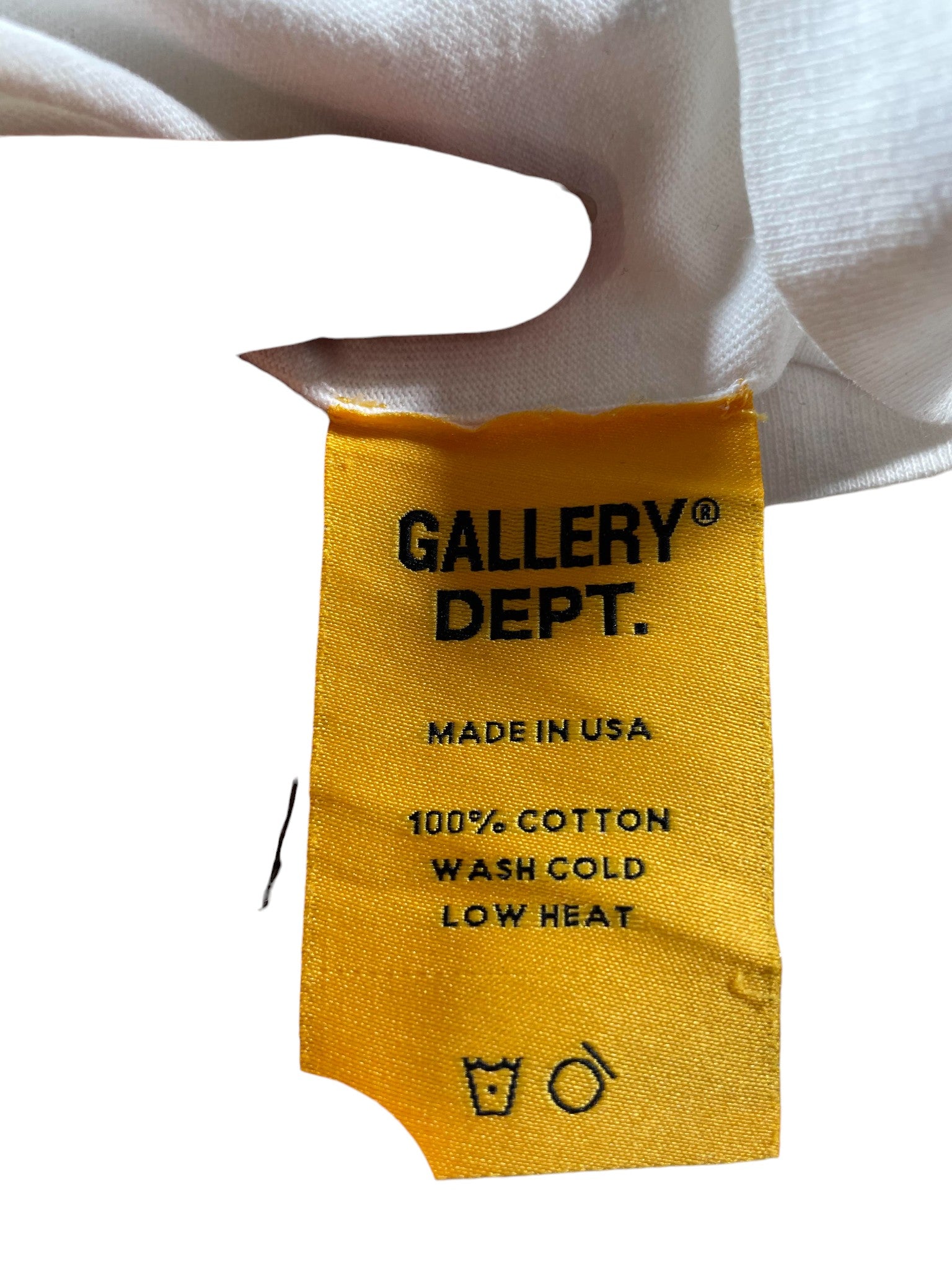 Gallery Dept White & Black French Tee