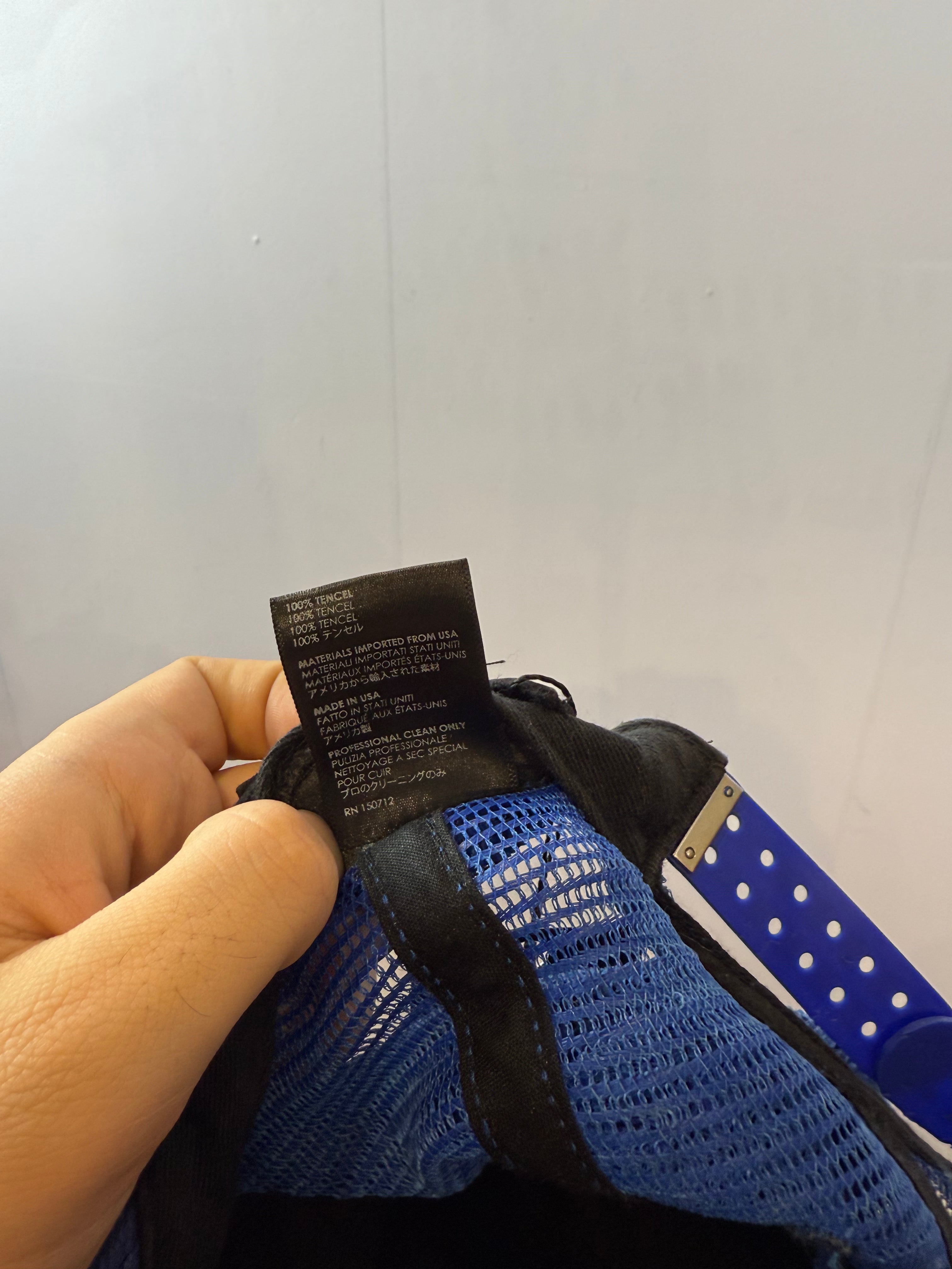 Amiri 3 Star Blue Trucker Hat