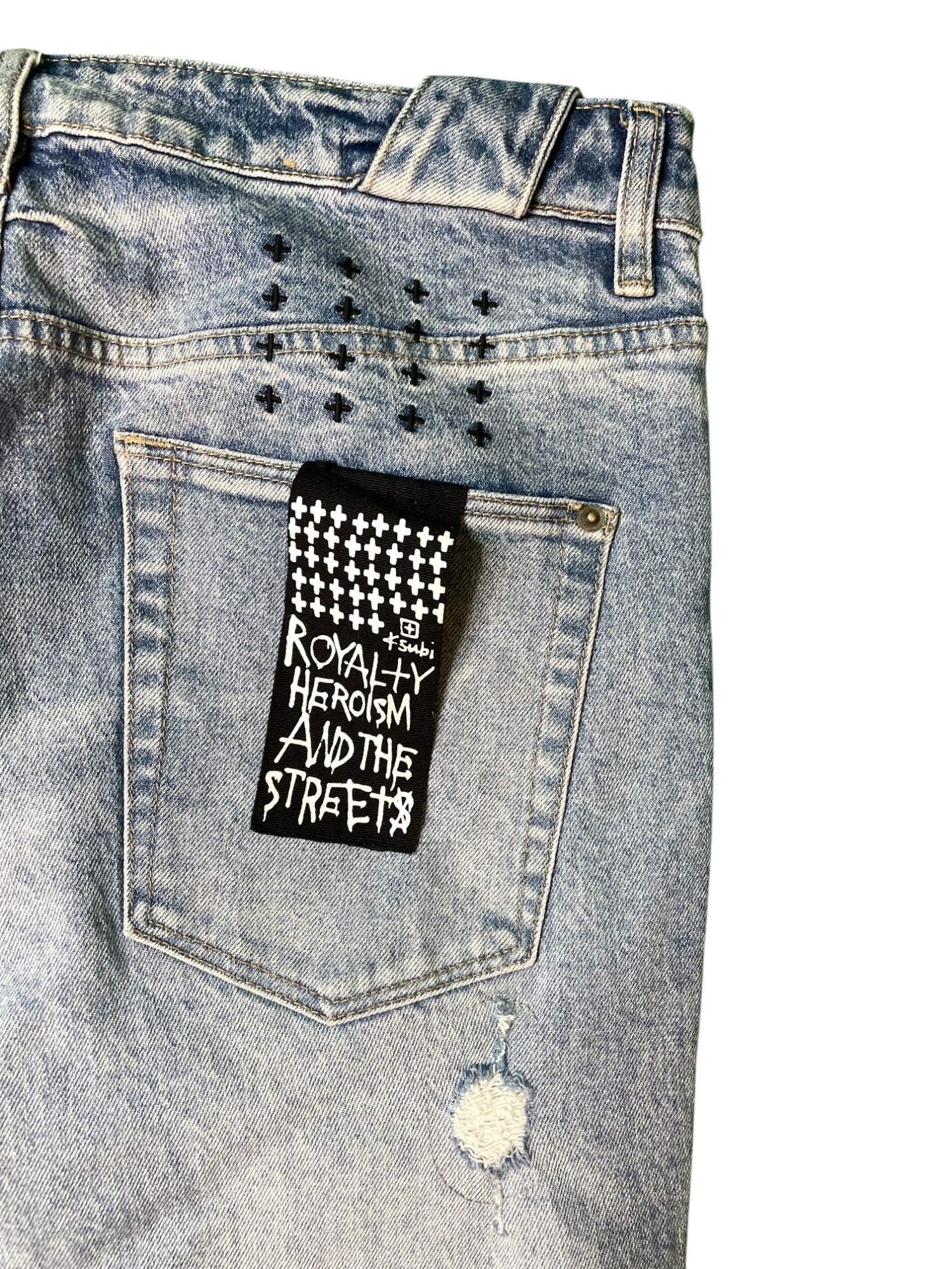 Ksubi Ripped Light Wash Jeans