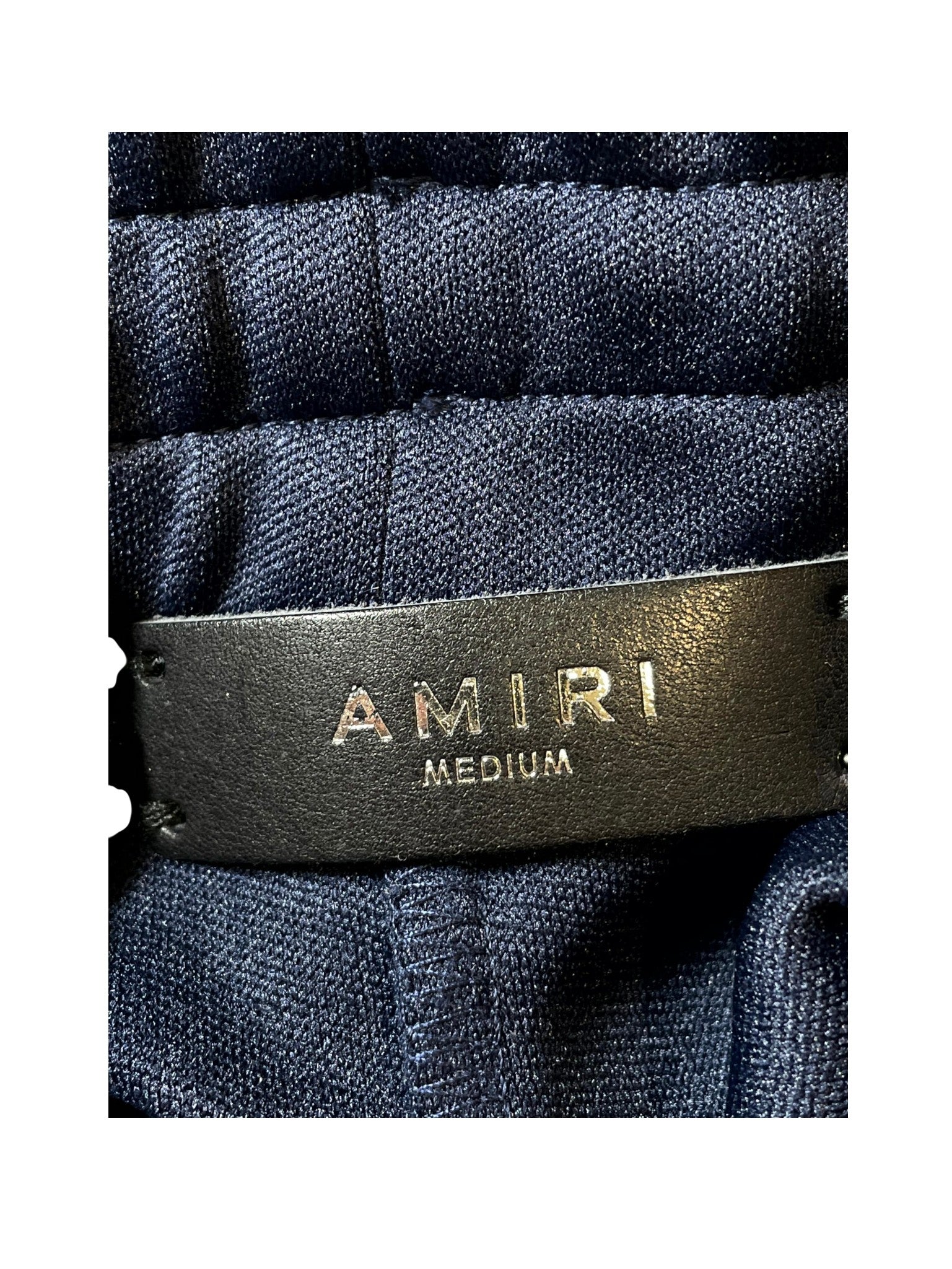 Amiri Striped Navy & White Track Pants