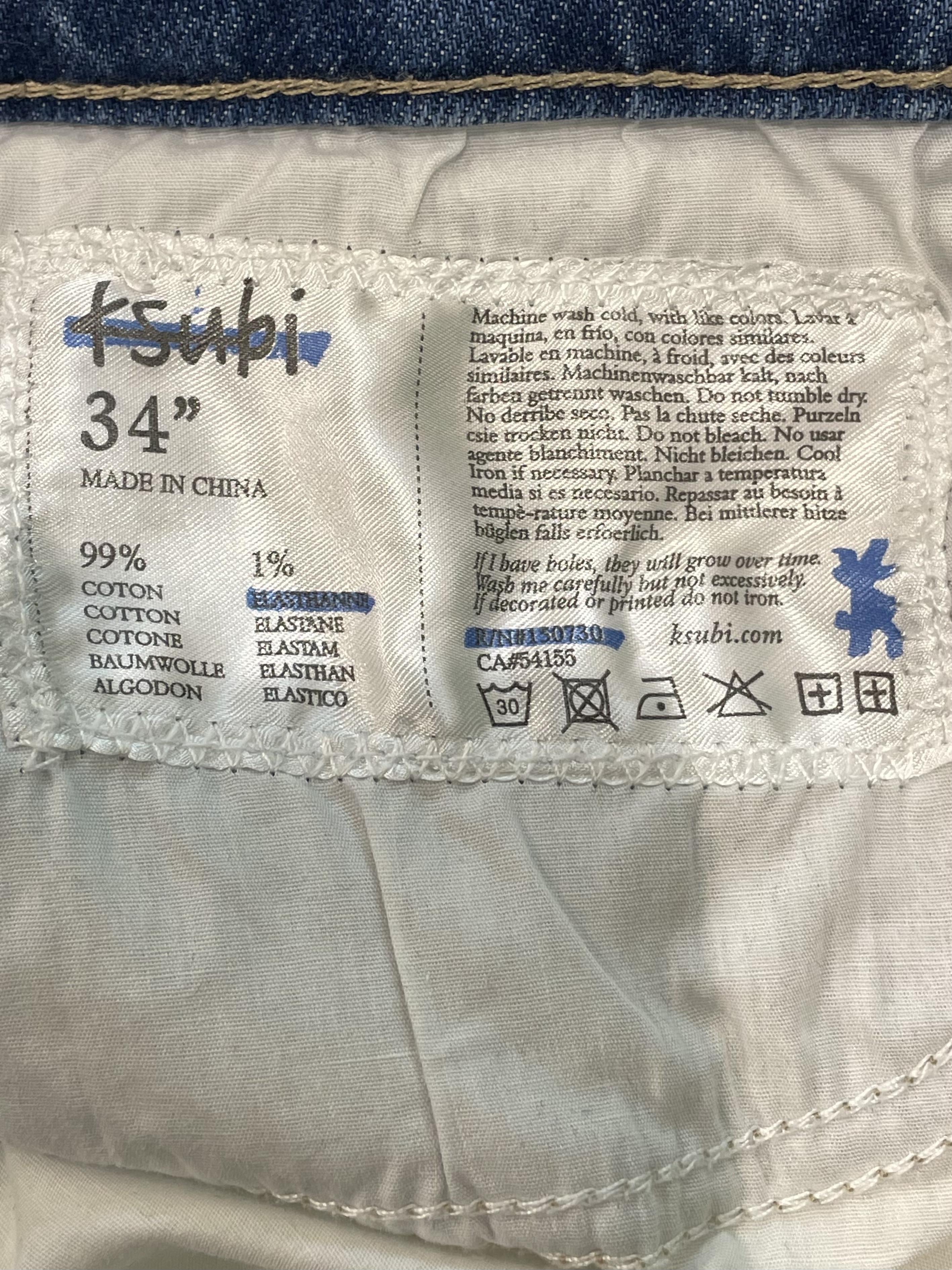 Ksubi Ripped Light Wash Jeans