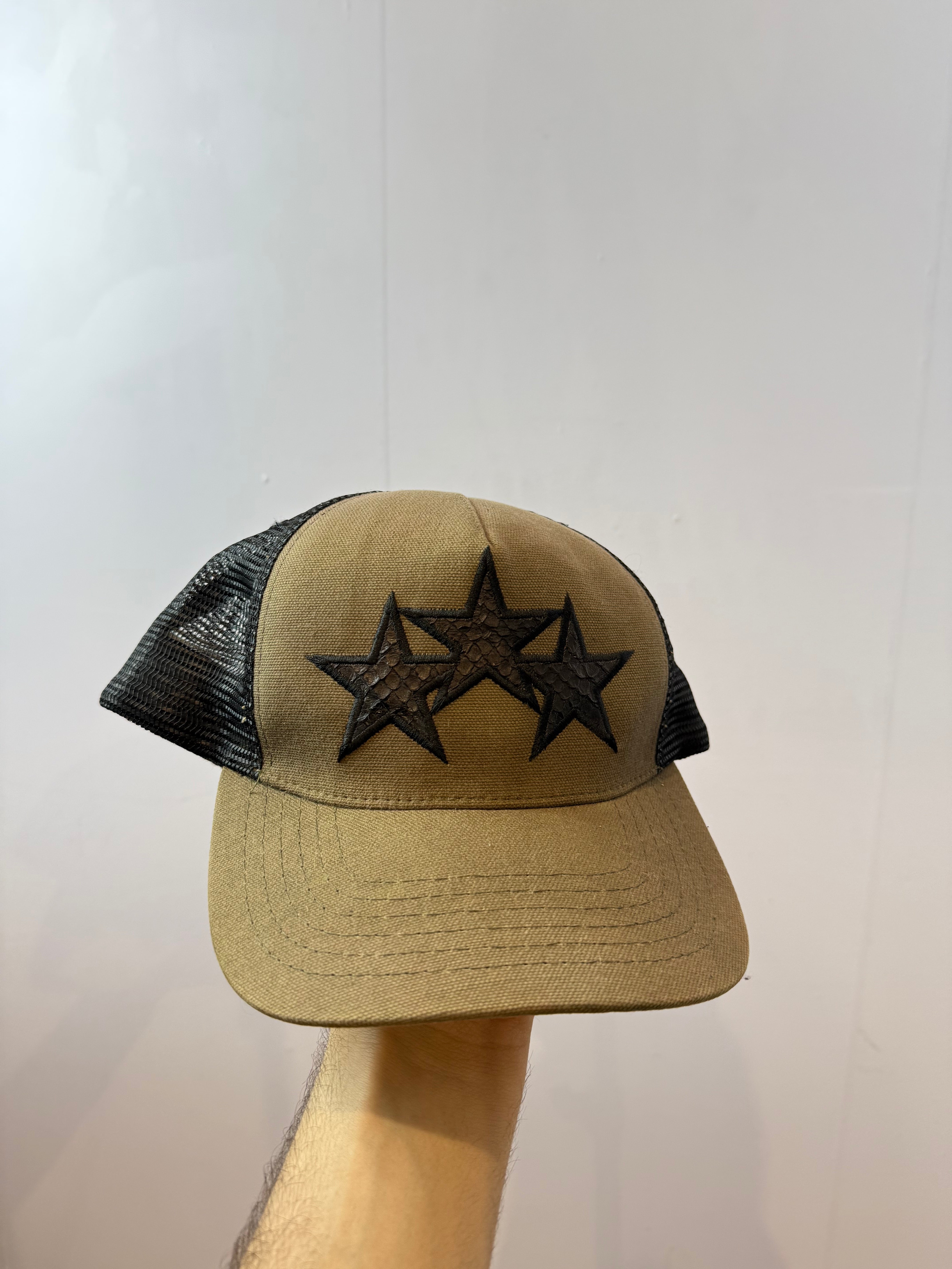 Amiri 3 Star Brown & Black Hat