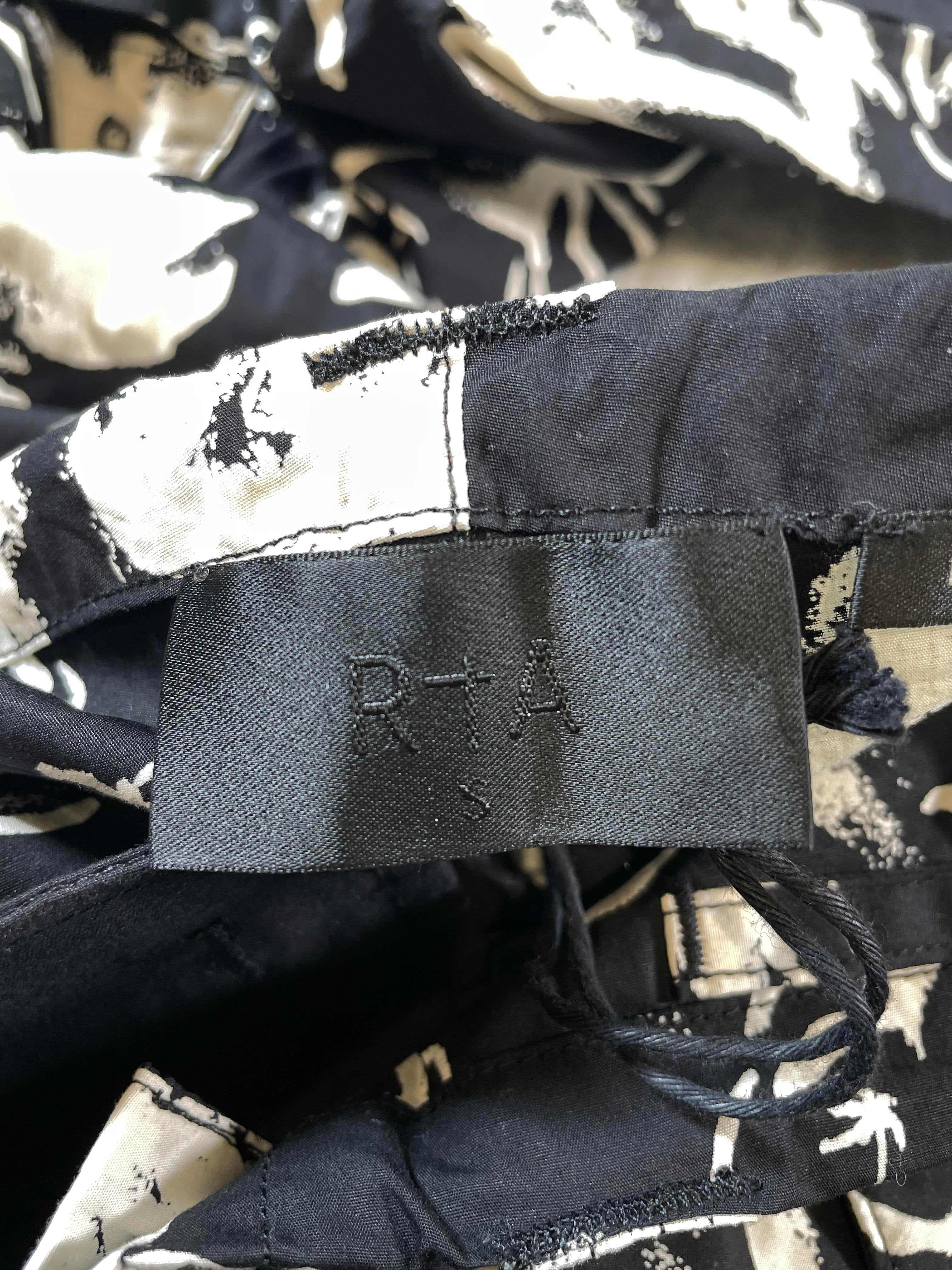 RTA Palm Black & White Pants