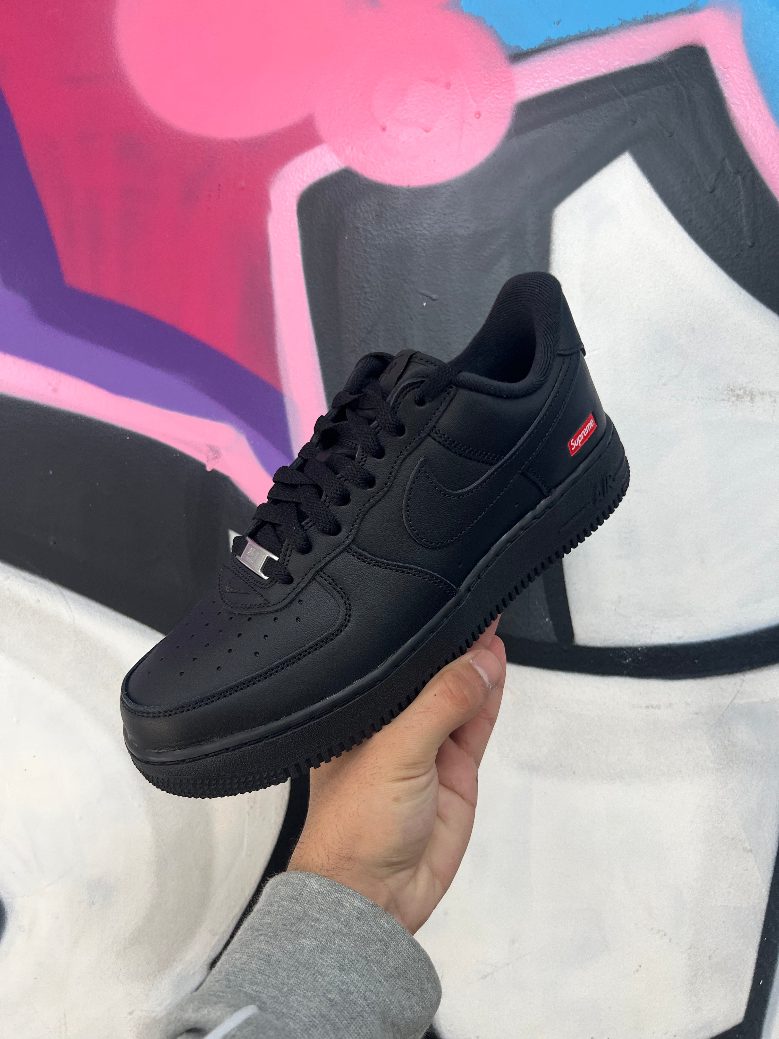Nike Supreme AF1 Black Sneakers