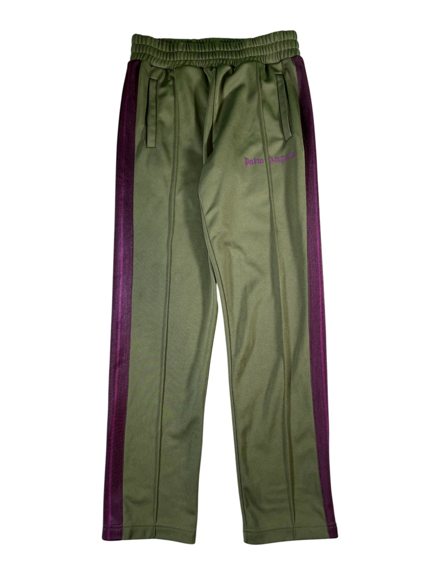 Palm Angels Olive & Purple Track Pants
